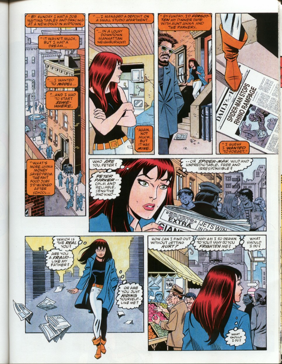 Read online Marvel Graphic Novel comic -  Issue #46 - Spider-Man - Parallel Lives - 39