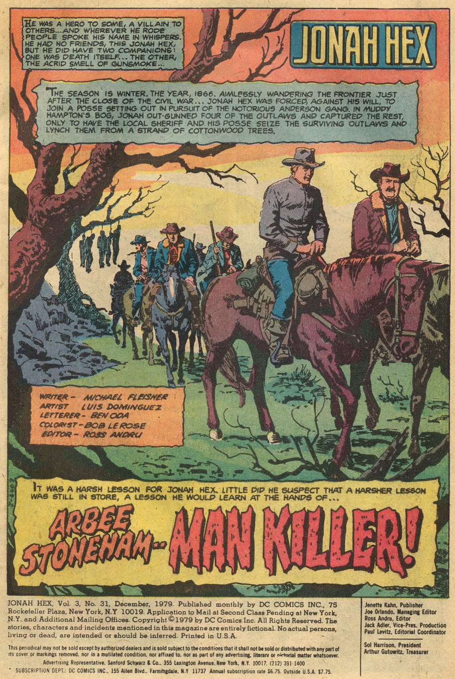 Read online Jonah Hex (1977) comic -  Issue #31 - 2