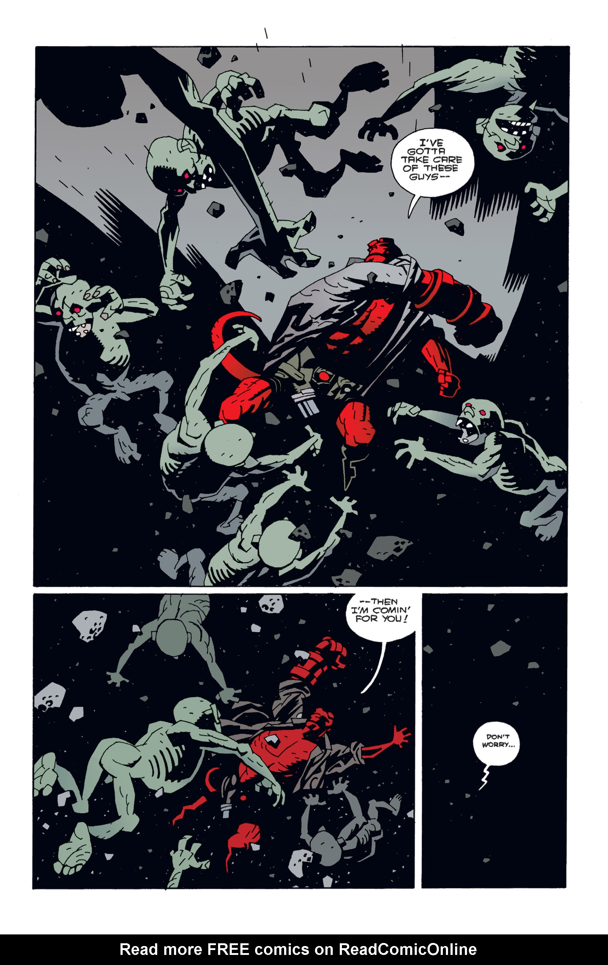 Read online Hellboy comic -  Issue #3 - 146