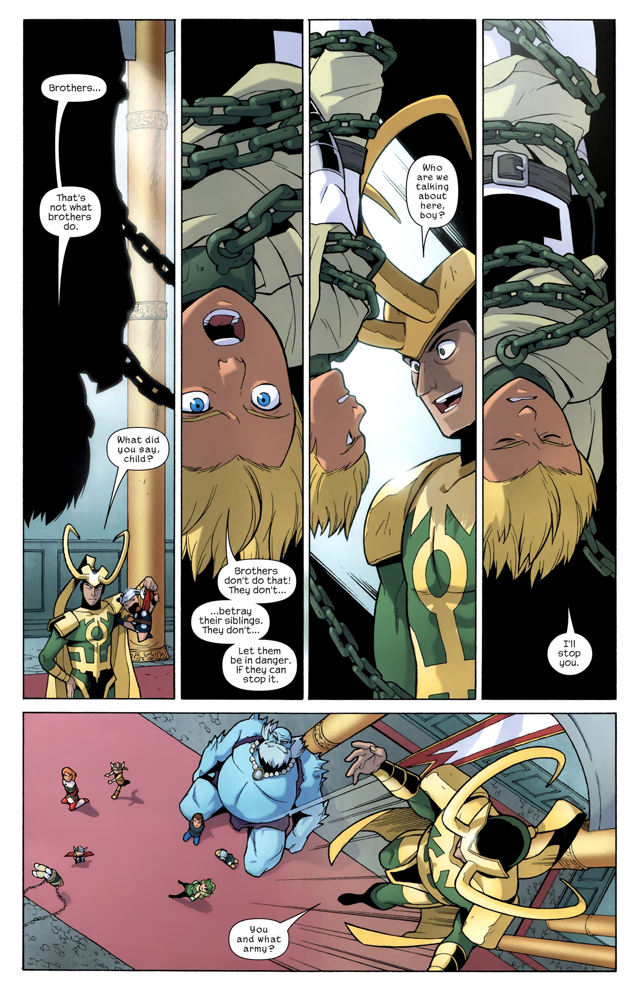 Read online Thor and the Warriors Four comic -  Issue #4 - 7