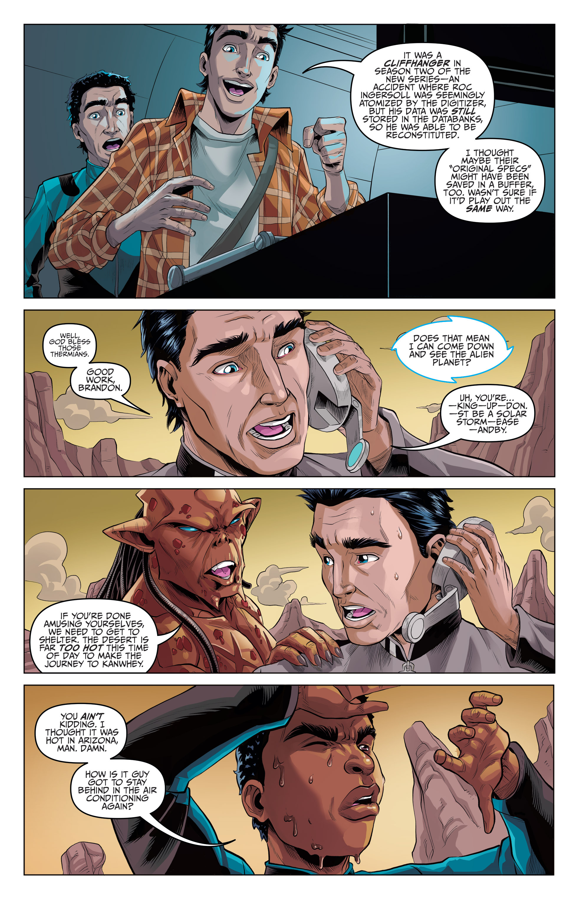 Read online Galaxy Quest: The Journey Continues comic -  Issue #3 - 10