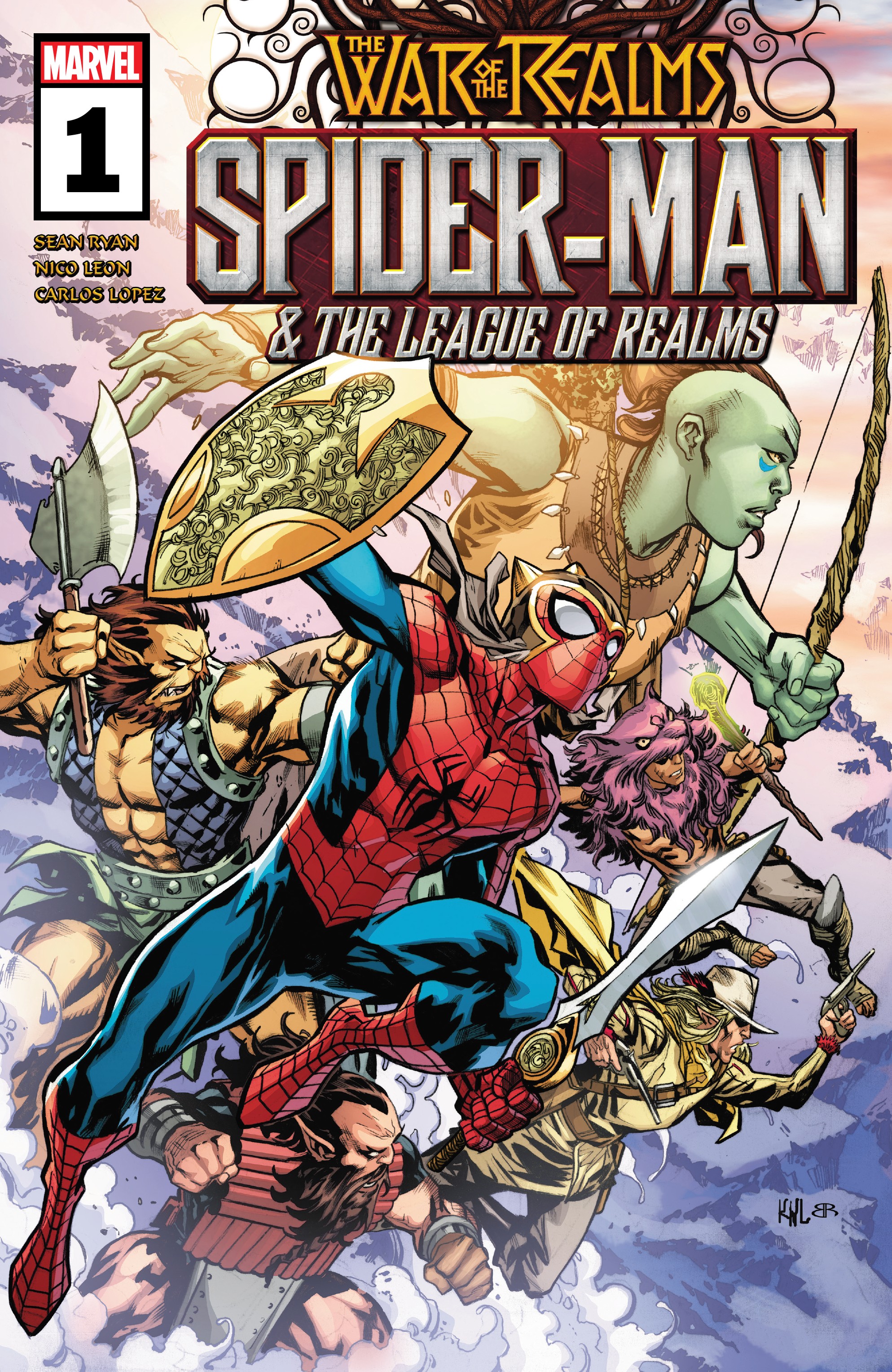 Read online War of the Realms: Spider-Man & the League of Realms comic -  Issue #1 - 1