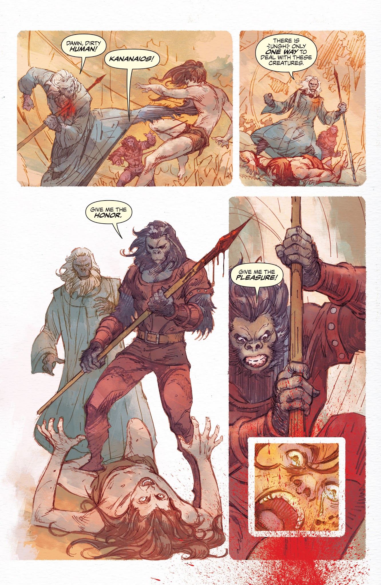 Read online Planet of the Apes: Ursus comic -  Issue #4 - 14