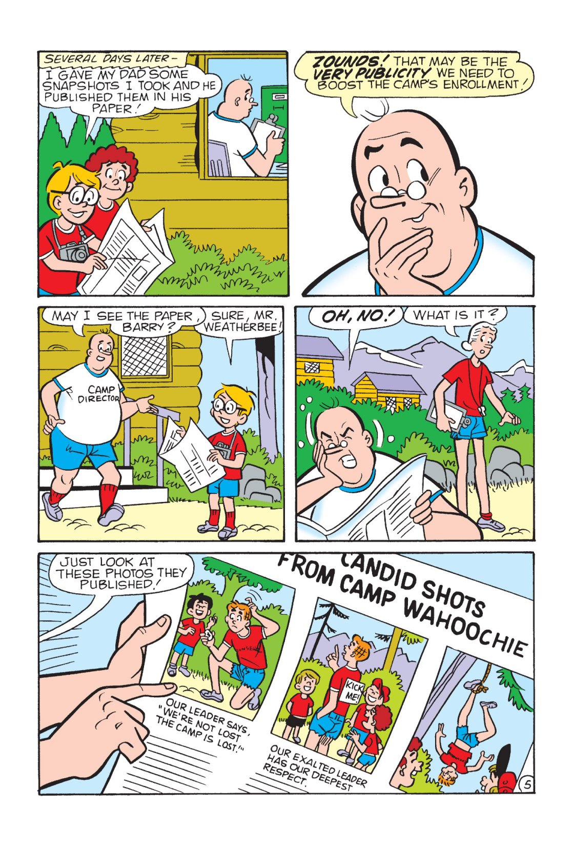Read online Archie's Camp Tales comic -  Issue # TPB - 73