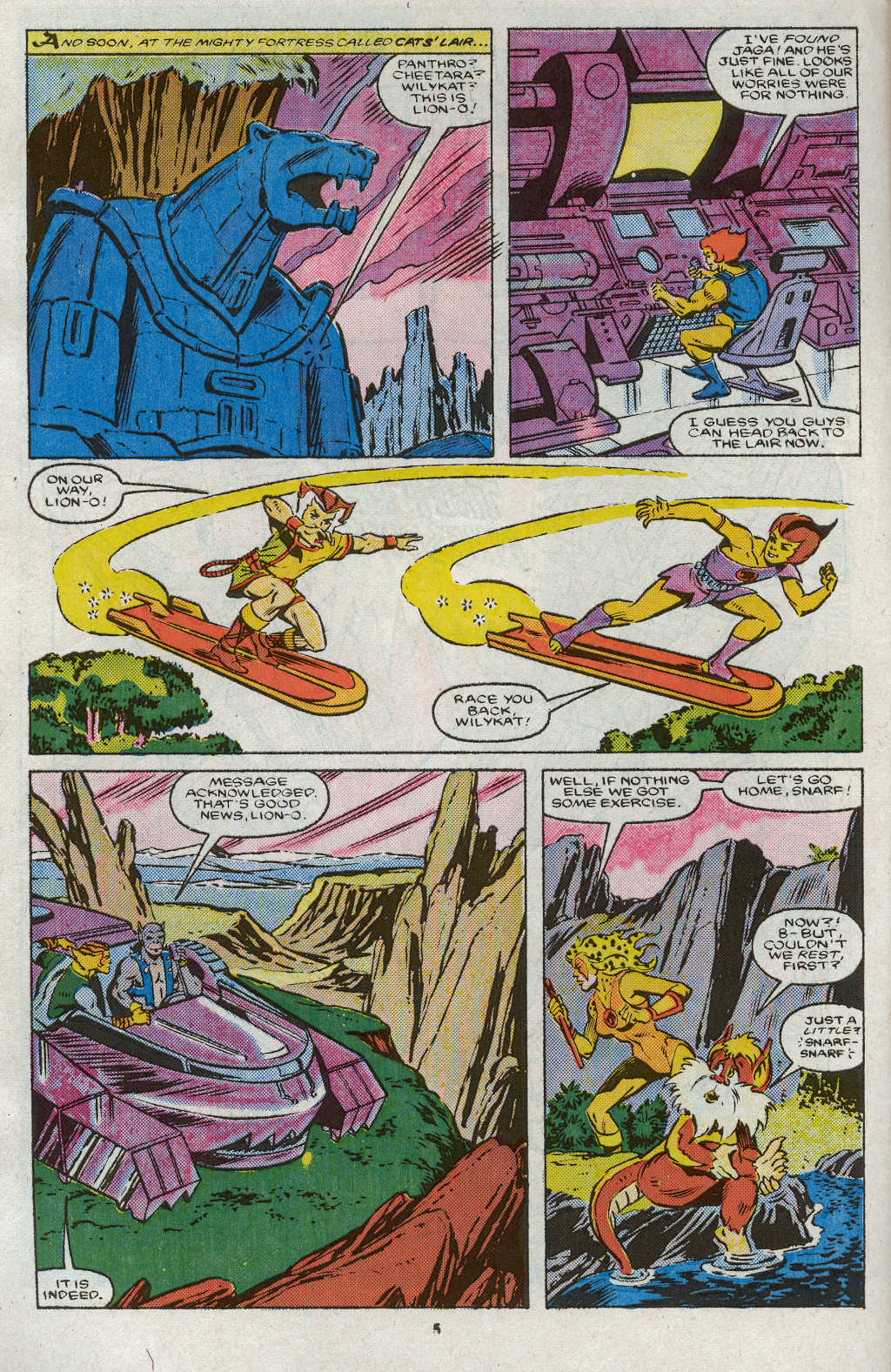 Read online ThunderCats (1985) comic -  Issue #4 - 8