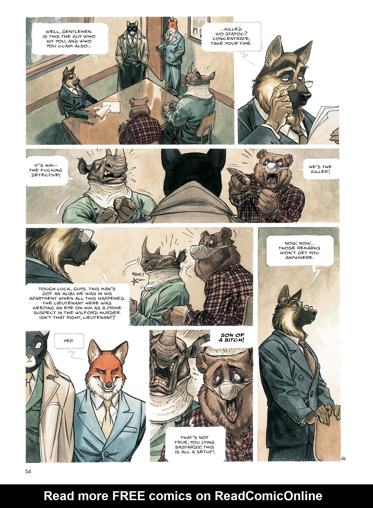 Read online Blacksad: The Collected Stories comic -  Issue # TPB (Part 1) - 56