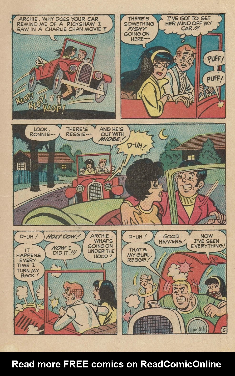 Read online Archie's TV Laugh-Out comic -  Issue #14 - 7