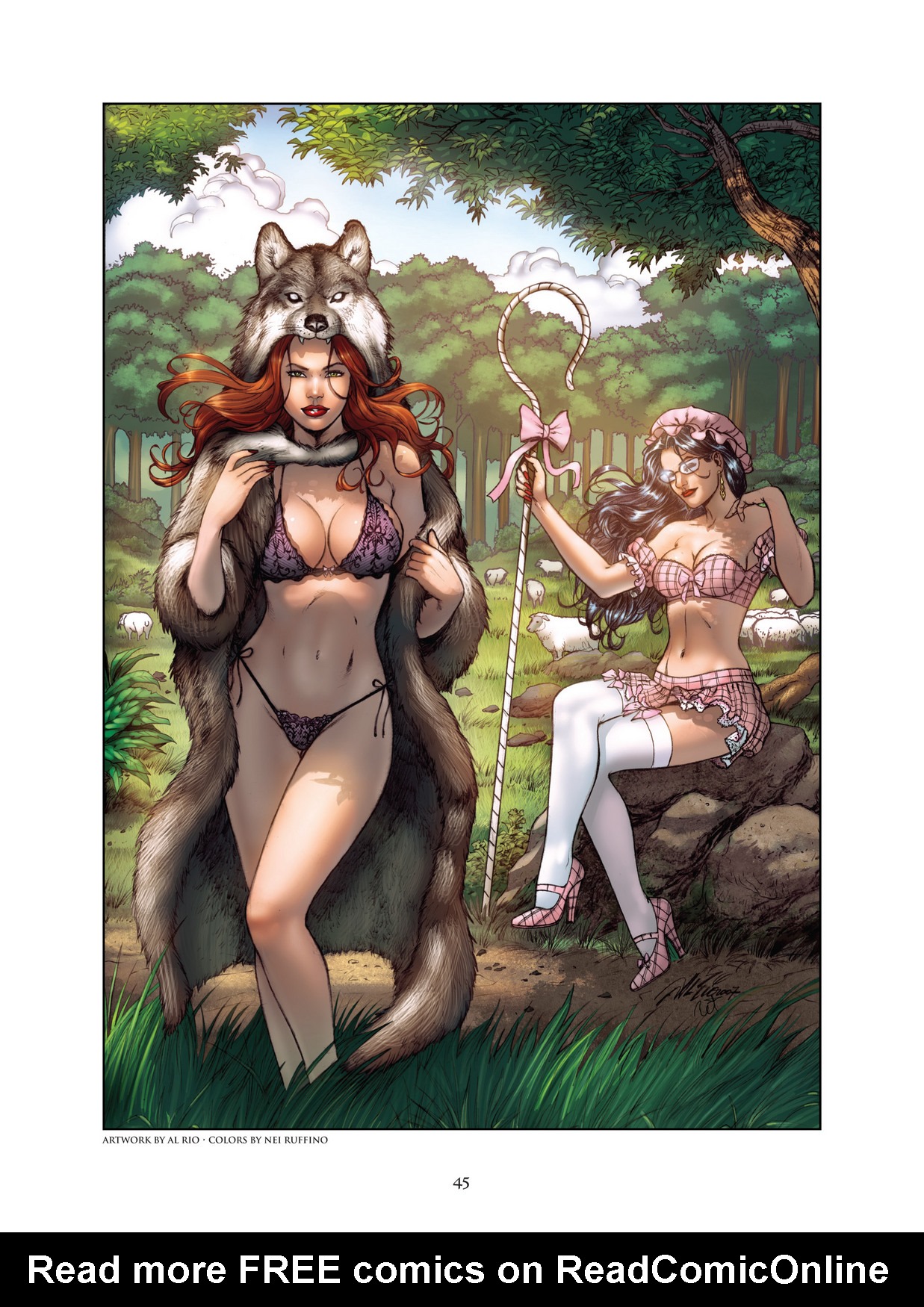 Read online Grimm Fairy Tales: Art Book comic -  Issue # TPB - 46