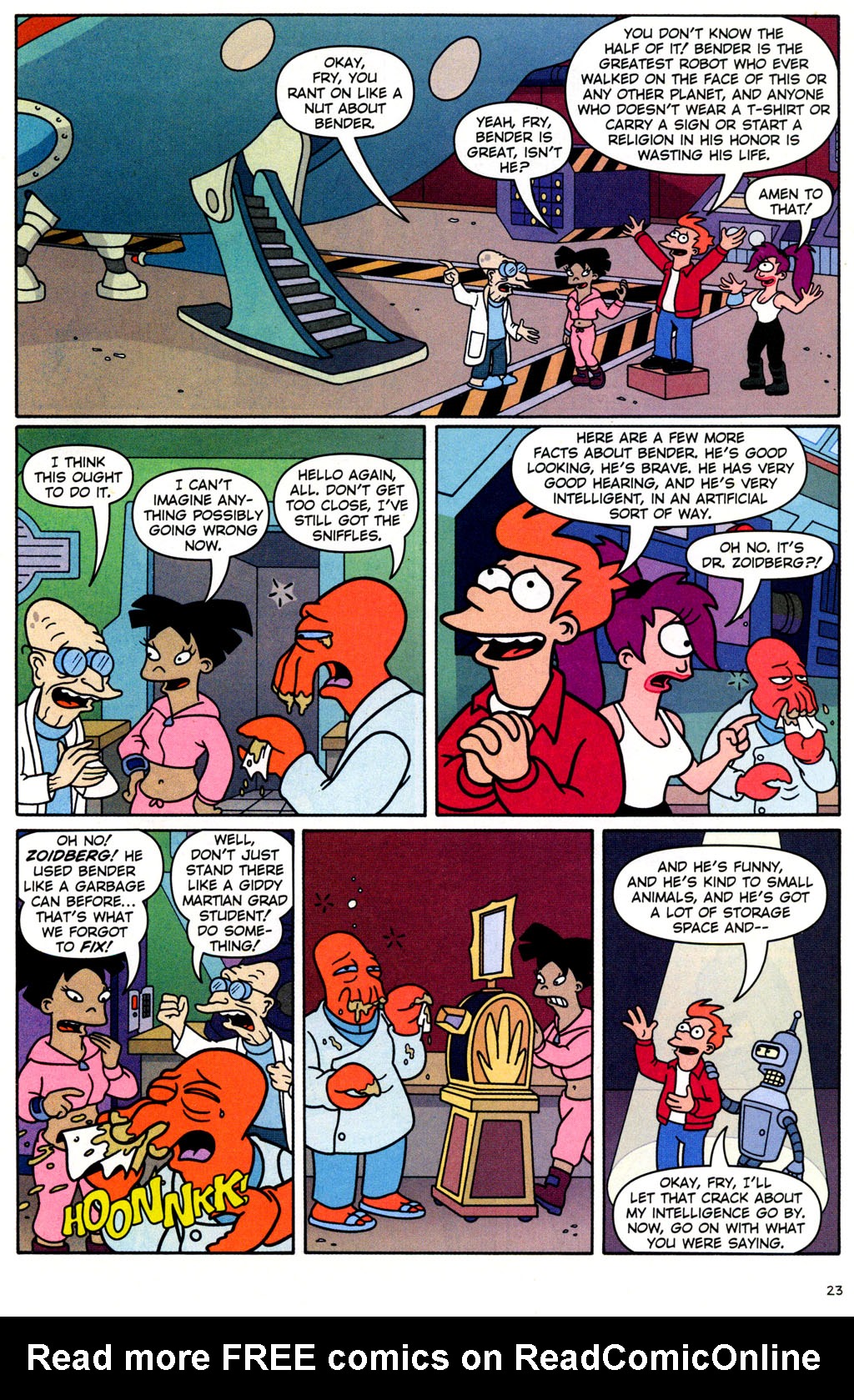 Read online Futurama Comics comic -  Issue #20 - 23