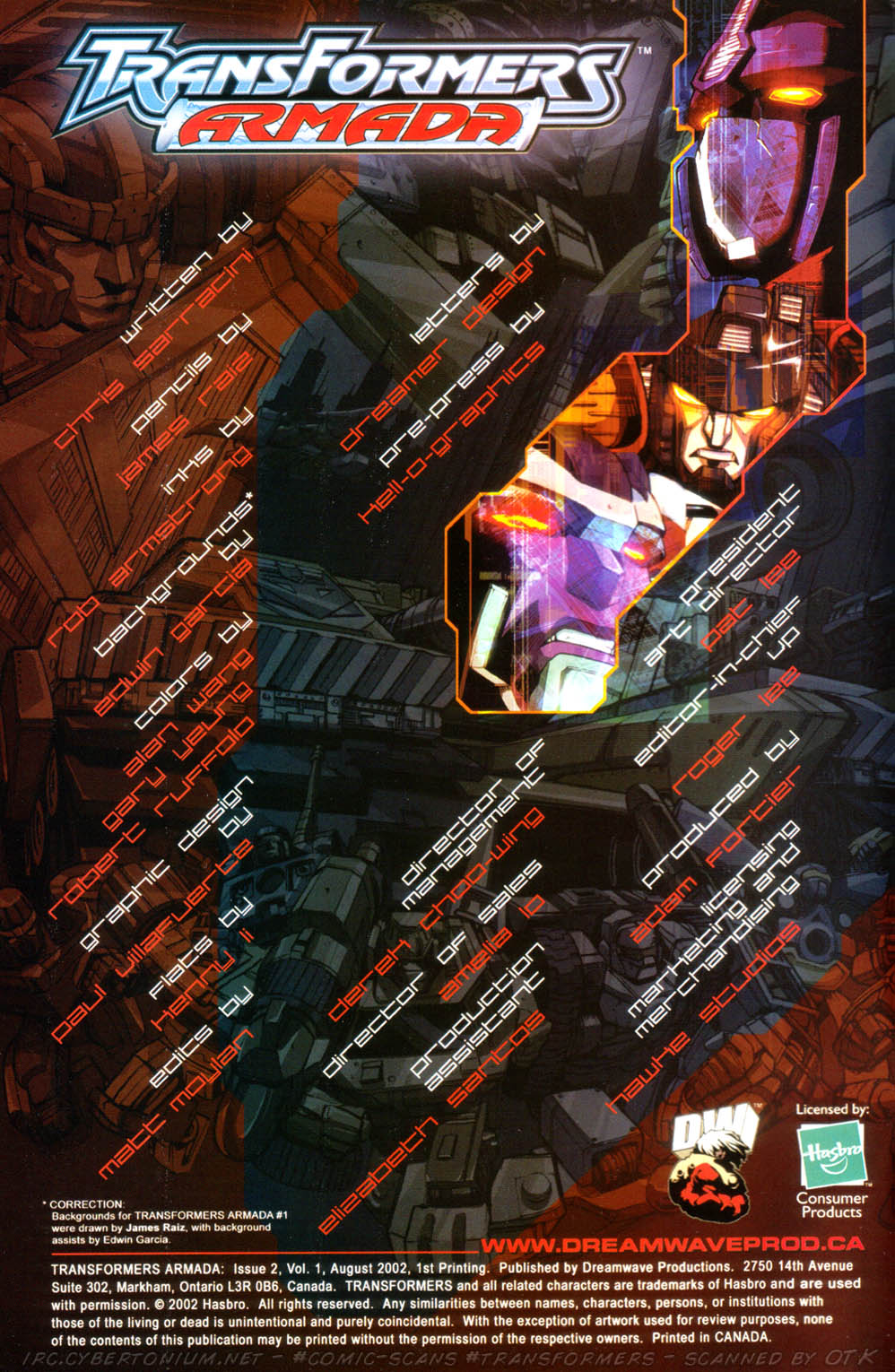 Read online Transformers Armada comic -  Issue #2 - 2