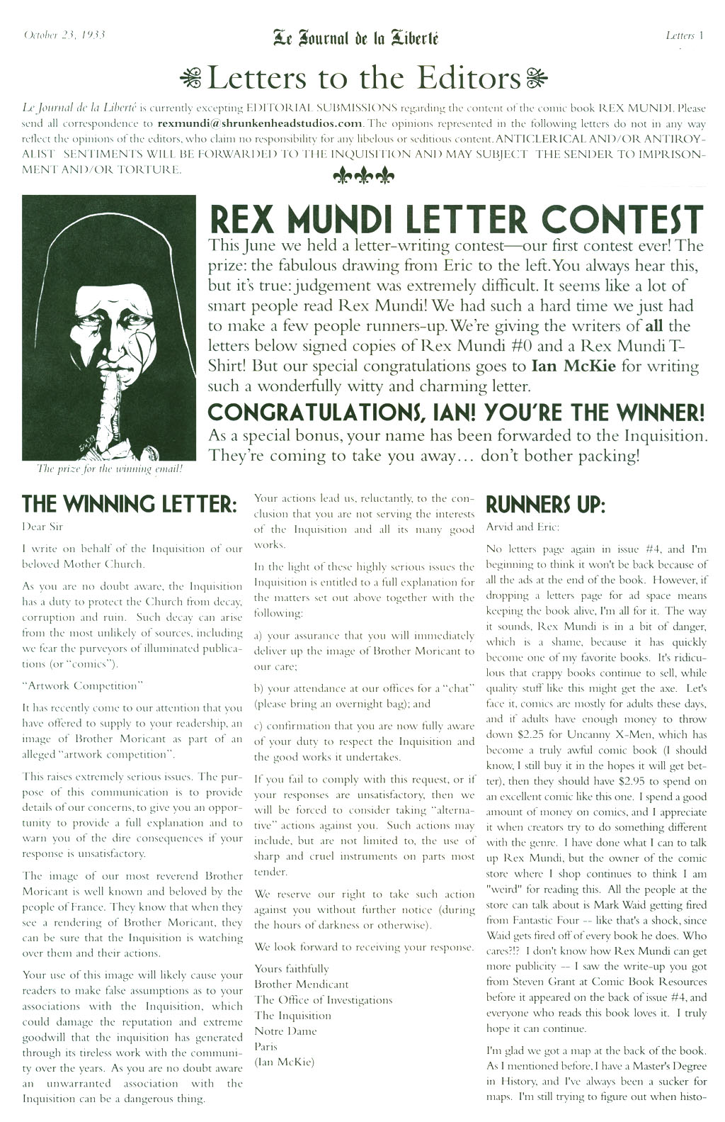 Read online Rex Mundi comic -  Issue #5 - 28