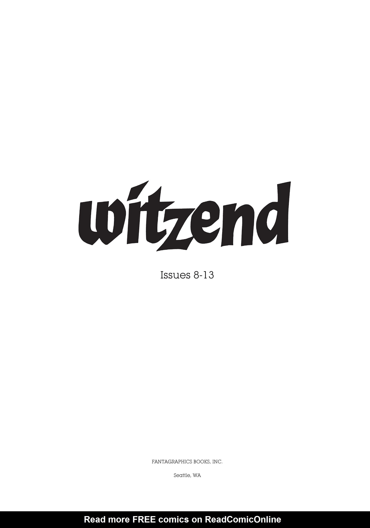 Read online Witzend comic -  Issue # TPB - 321