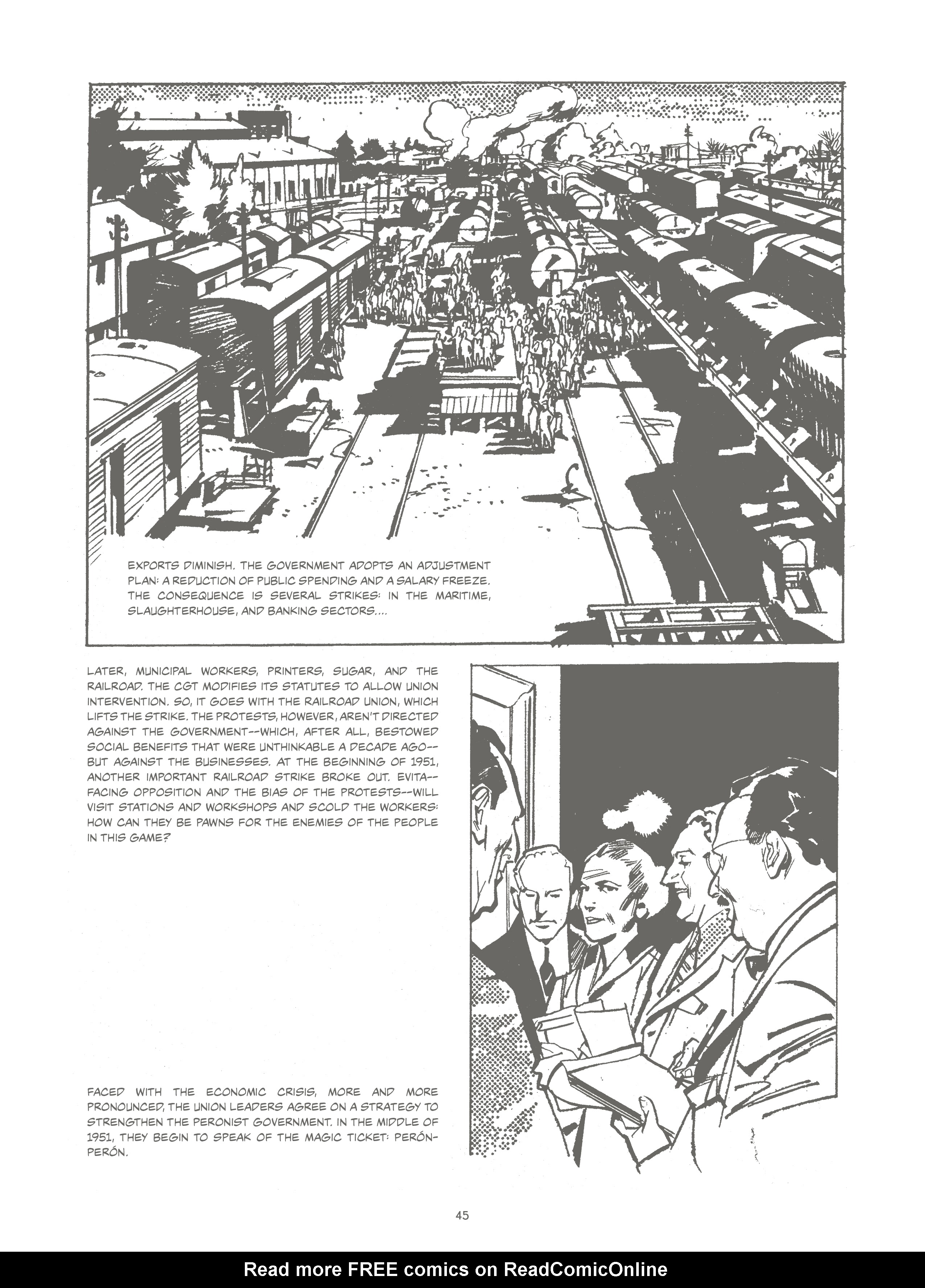 Read online Evita, the Life and Work of Eva Perón comic -  Issue # TPB - 50