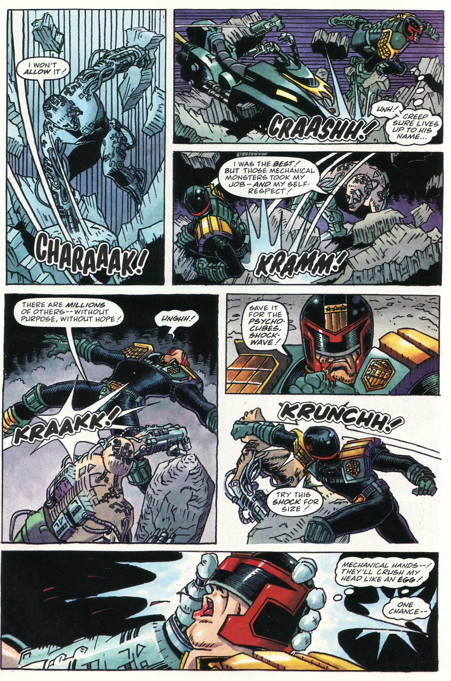 Read online Judge Dredd Lawman of the Future comic -  Issue #7 - 24