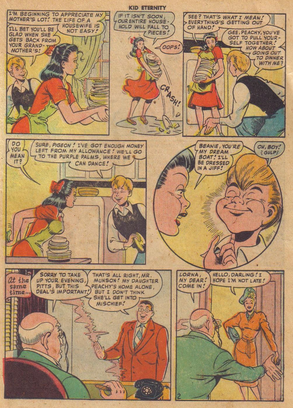 Read online Kid Eternity (1946) comic -  Issue #15 - 16