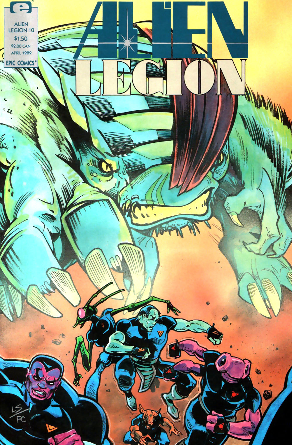 Read online Alien Legion (1987) comic -  Issue #10 - 1