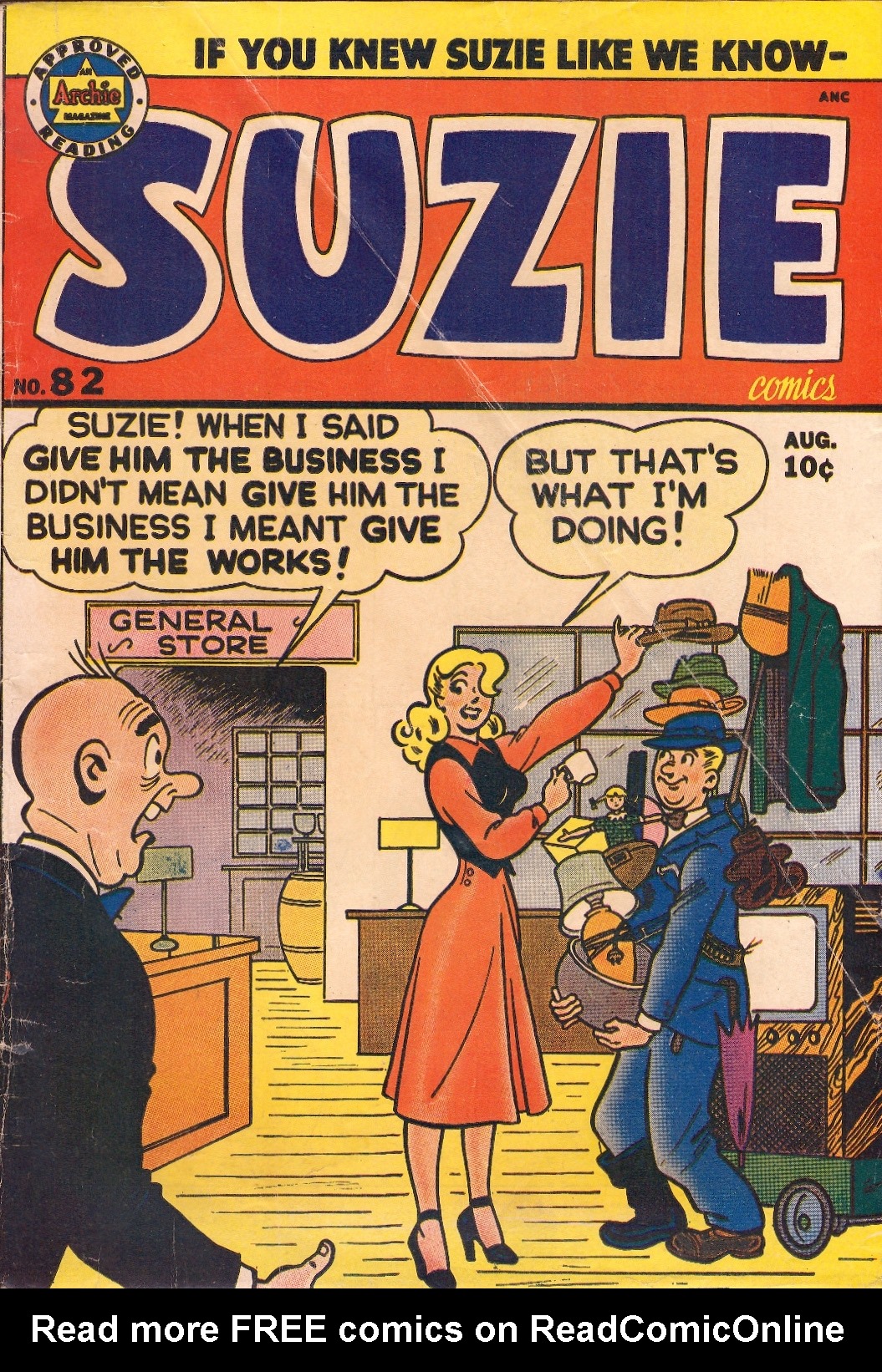 Read online Suzie Comics comic -  Issue #82 - 1
