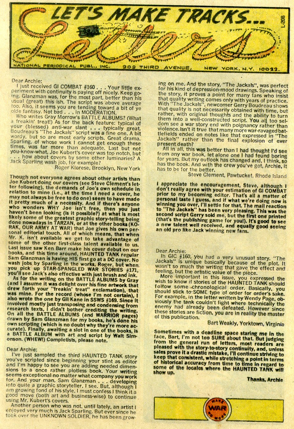 Read online G.I. Combat (1952) comic -  Issue #164 - 20