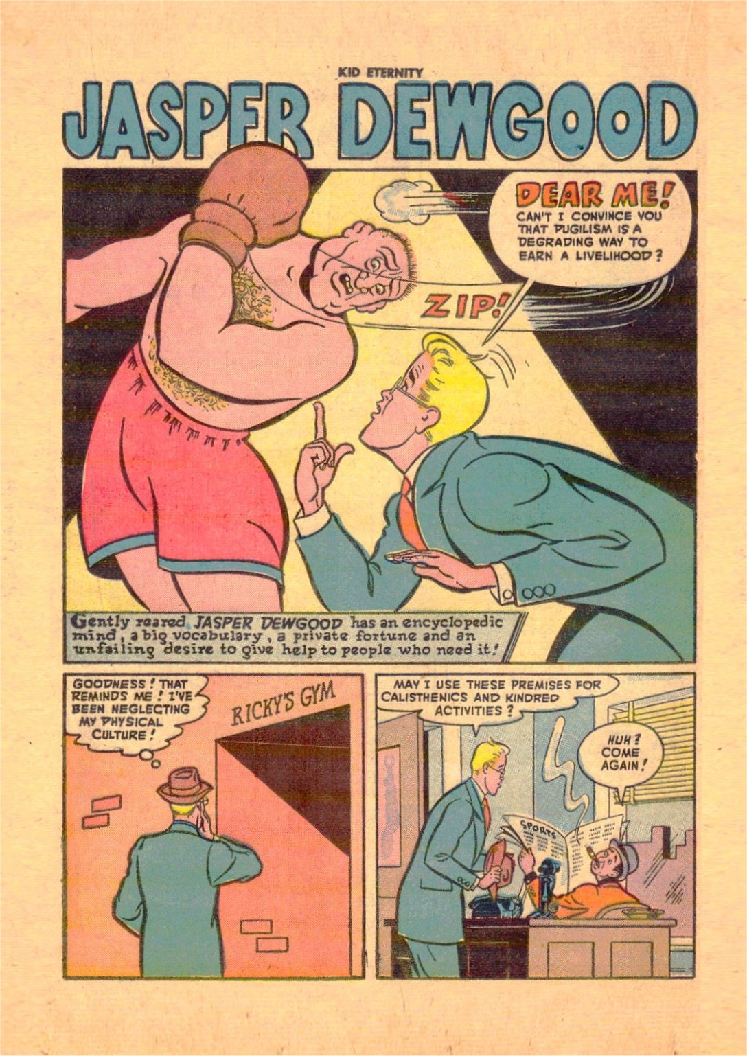 Read online Kid Eternity (1946) comic -  Issue #8 - 26