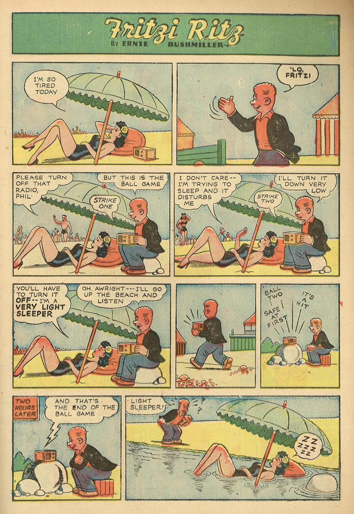 Read online Fritzi Ritz (1948) comic -  Issue #3 - 11