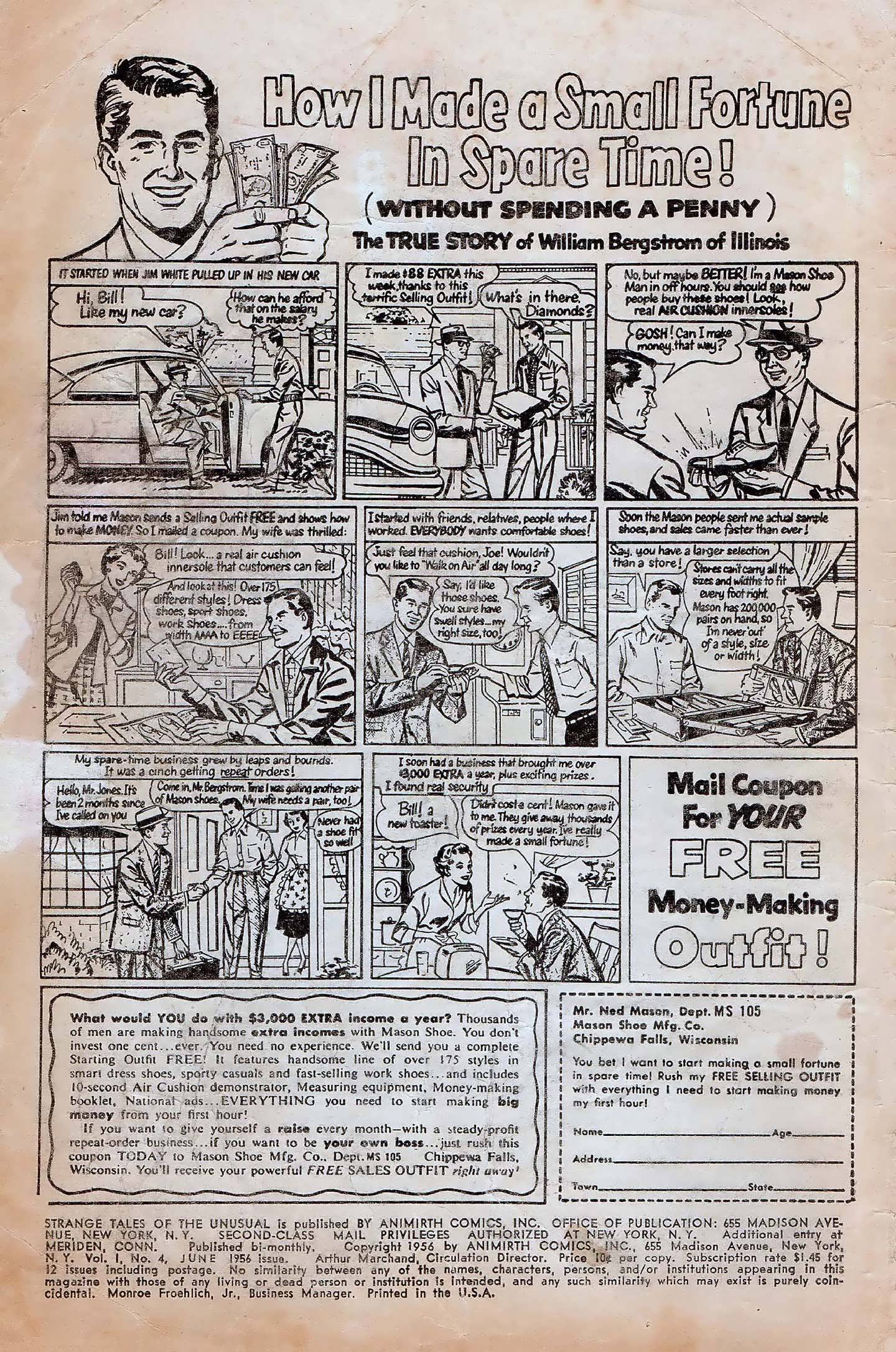 Read online Strange Tales of the Unusual comic -  Issue #4 - 2