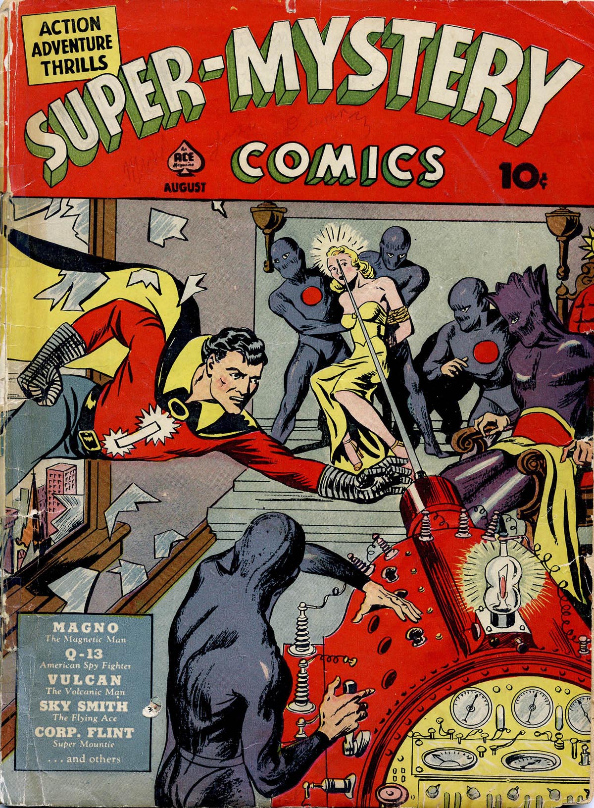 Read online Super-Mystery Comics comic -  Issue #2 - 1