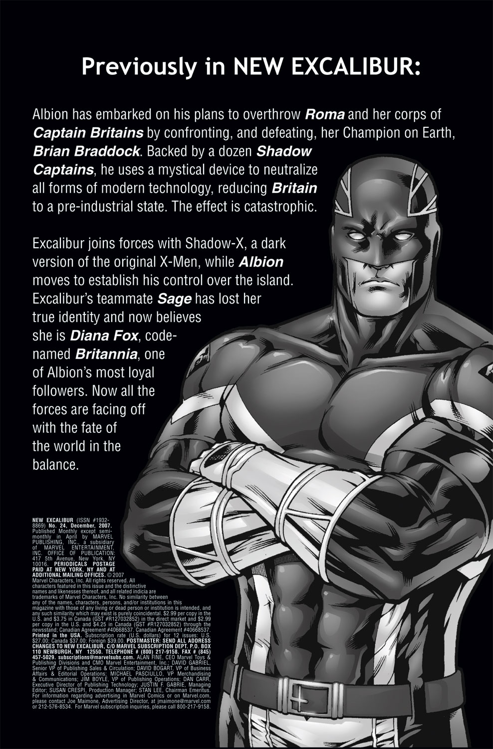 Read online New Excalibur comic -  Issue #24 - 2