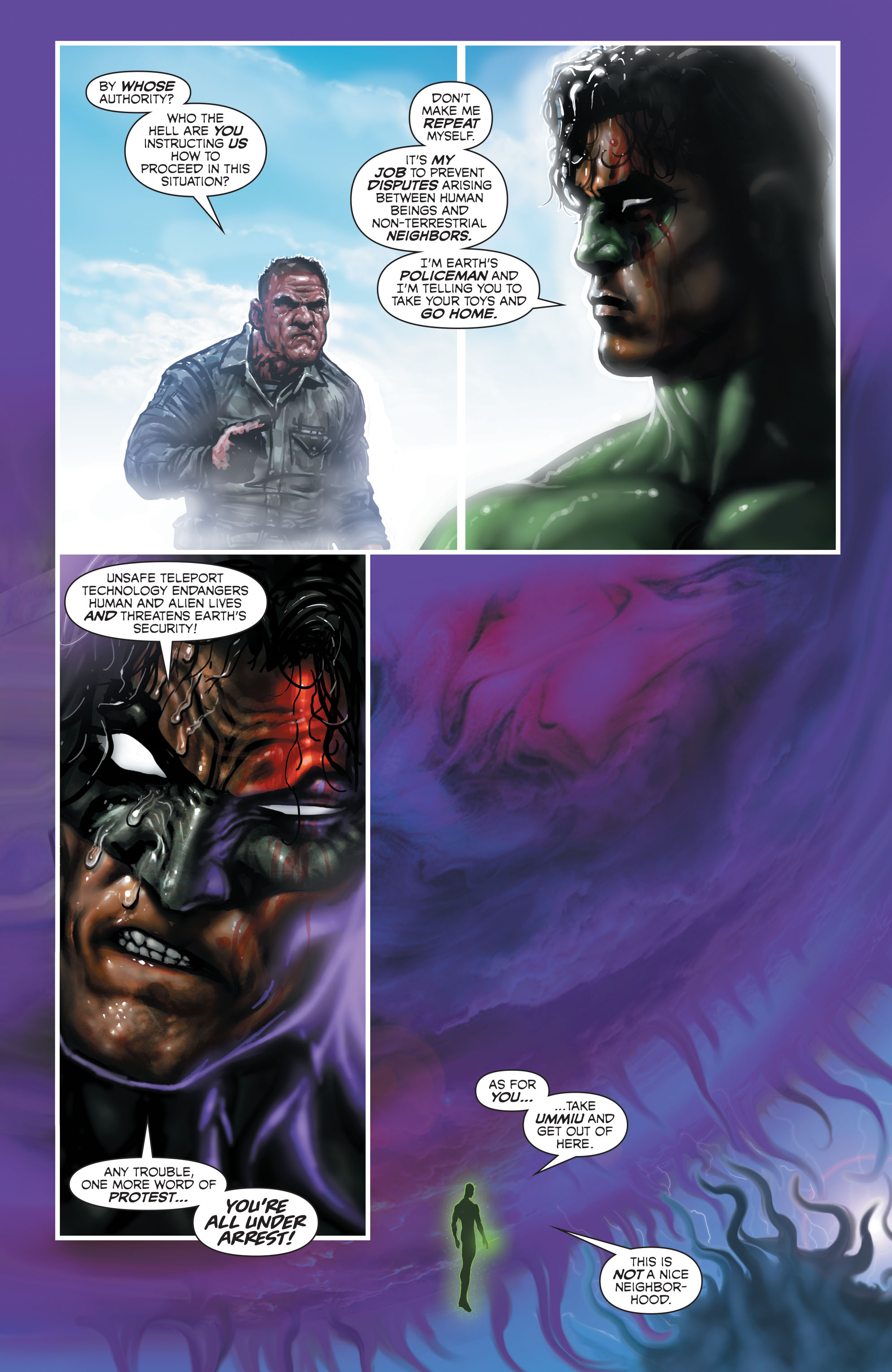 Read online The Green Lantern Season Two comic -  Issue #3 - 22