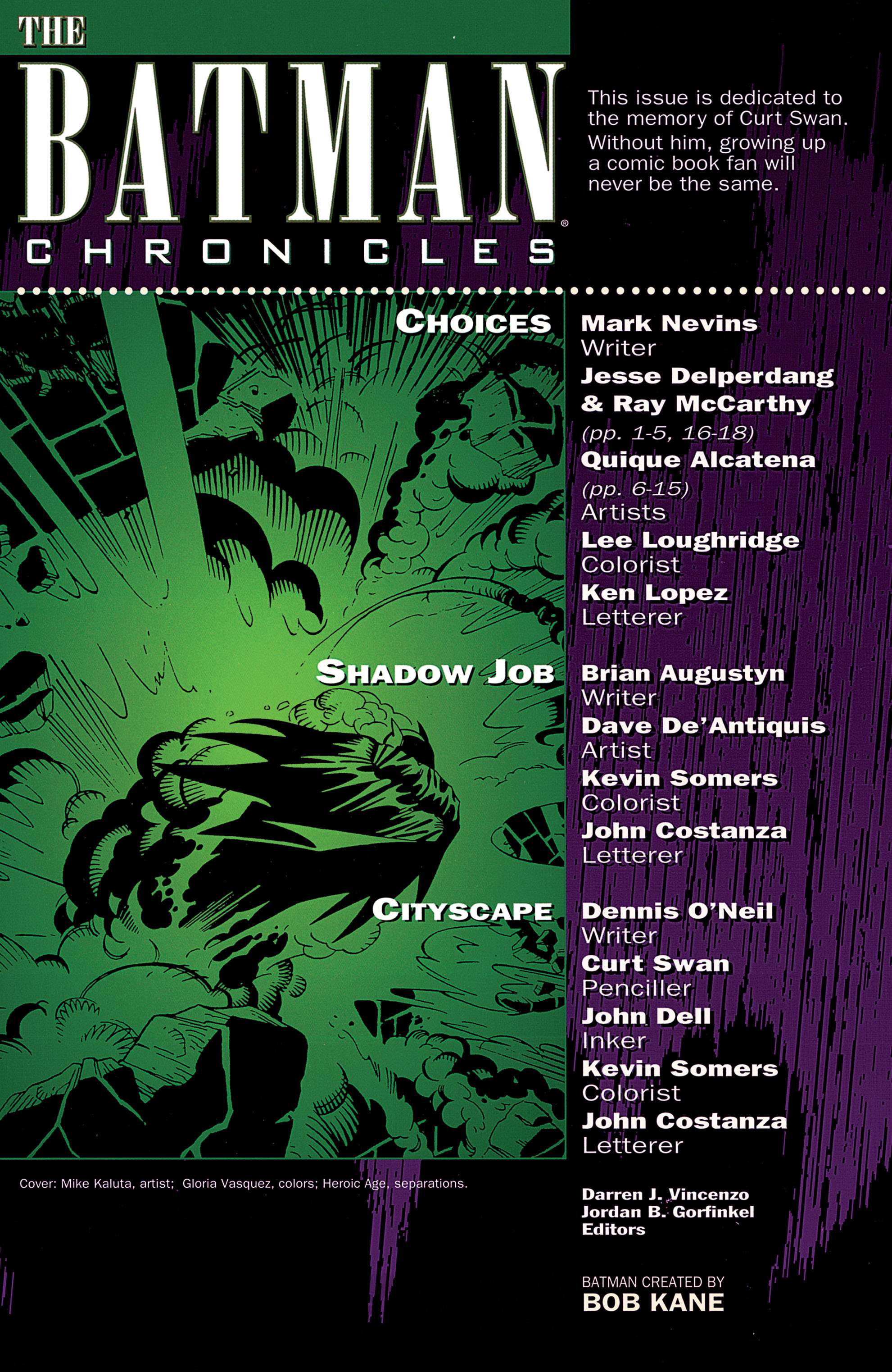 Read online The Batman Chronicles (1995) comic -  Issue #6 - 2