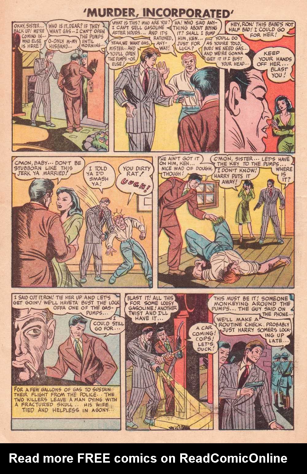 Read online Murder Incorporated (1948) comic -  Issue #8 - 14