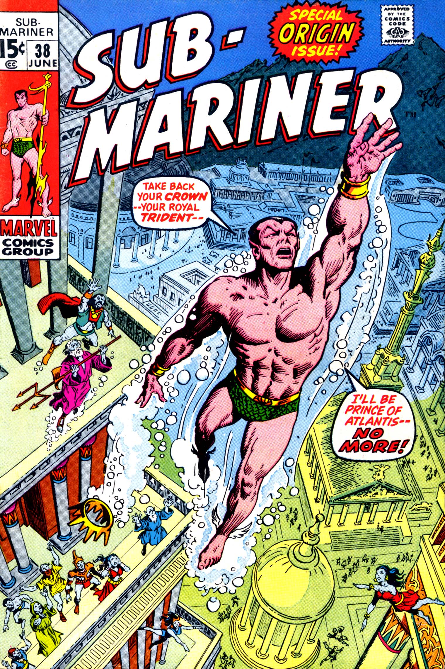 Read online The Sub-Mariner comic -  Issue #38 - 1