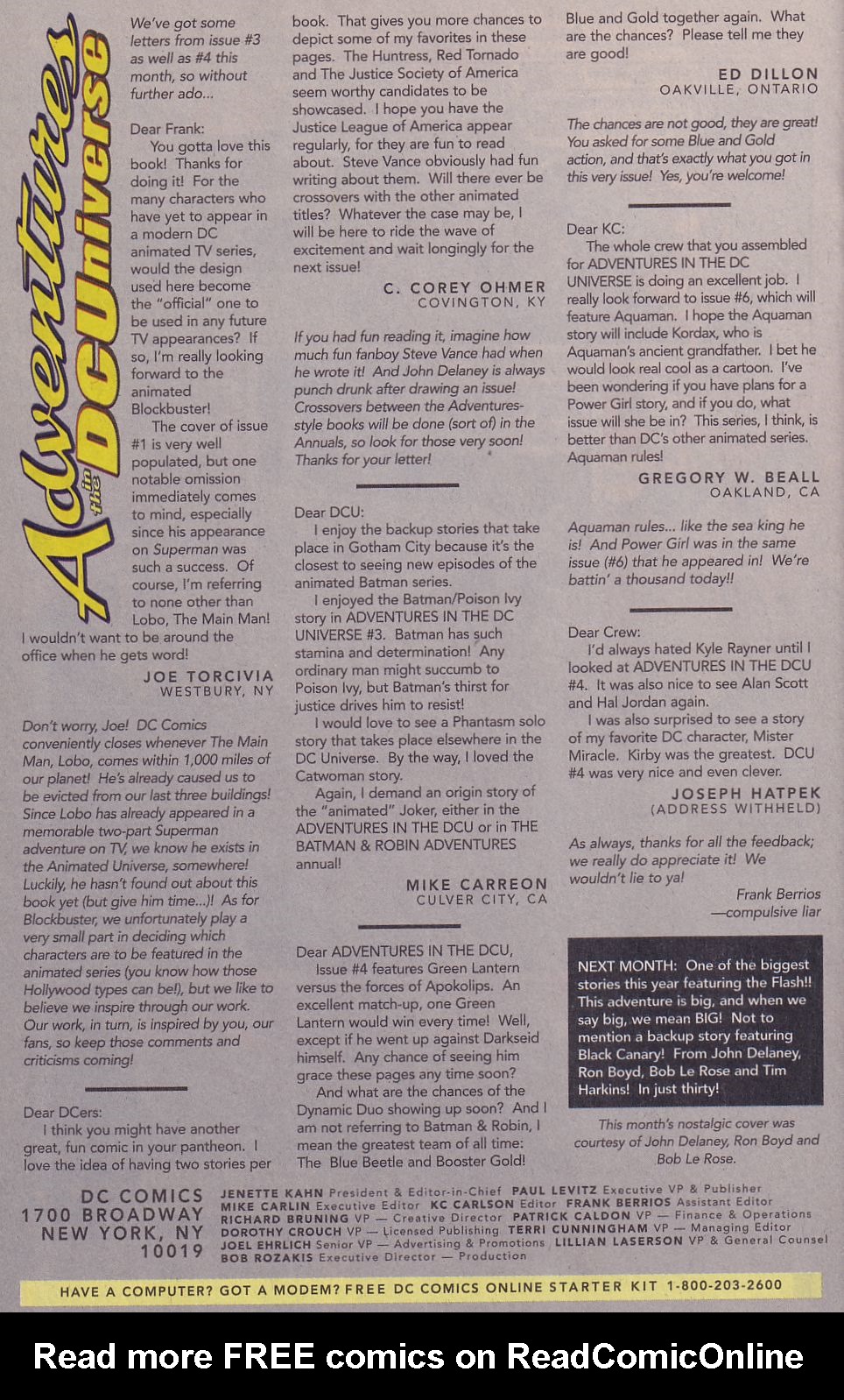 Read online Adventures in the DC Universe comic -  Issue #8 - 17