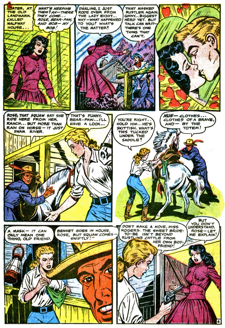 Read online Cowgirl Romances (1950) comic -  Issue #3 - 25