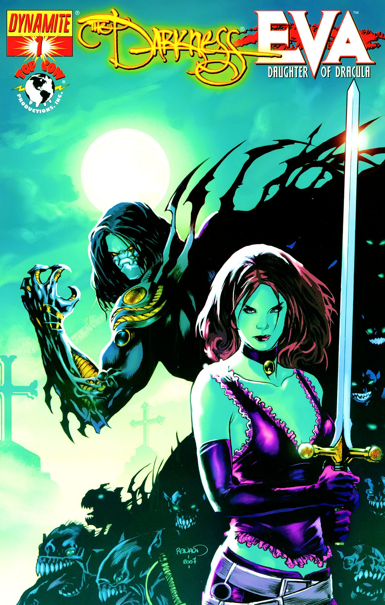 Read online The Darkness vs. Eva: Daughter of Dracula comic -  Issue #1 - 1