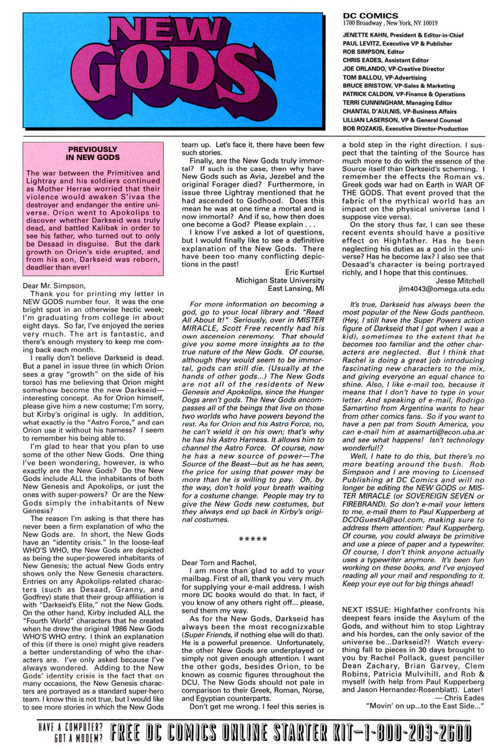 Read online The New Gods (1995) comic -  Issue #7 - 24