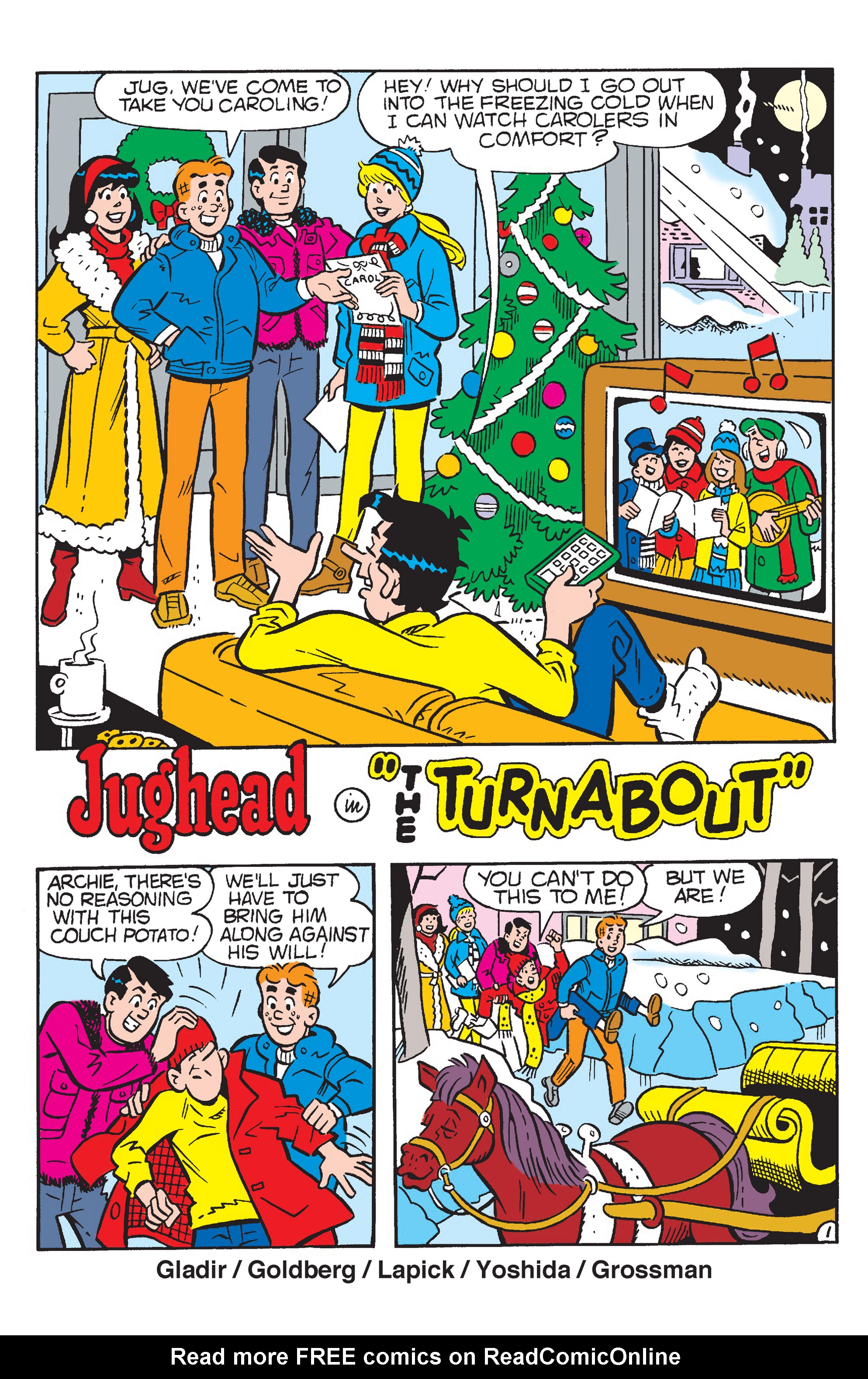 Read online Archie's Christmas Spirit comic -  Issue # TPB - 101