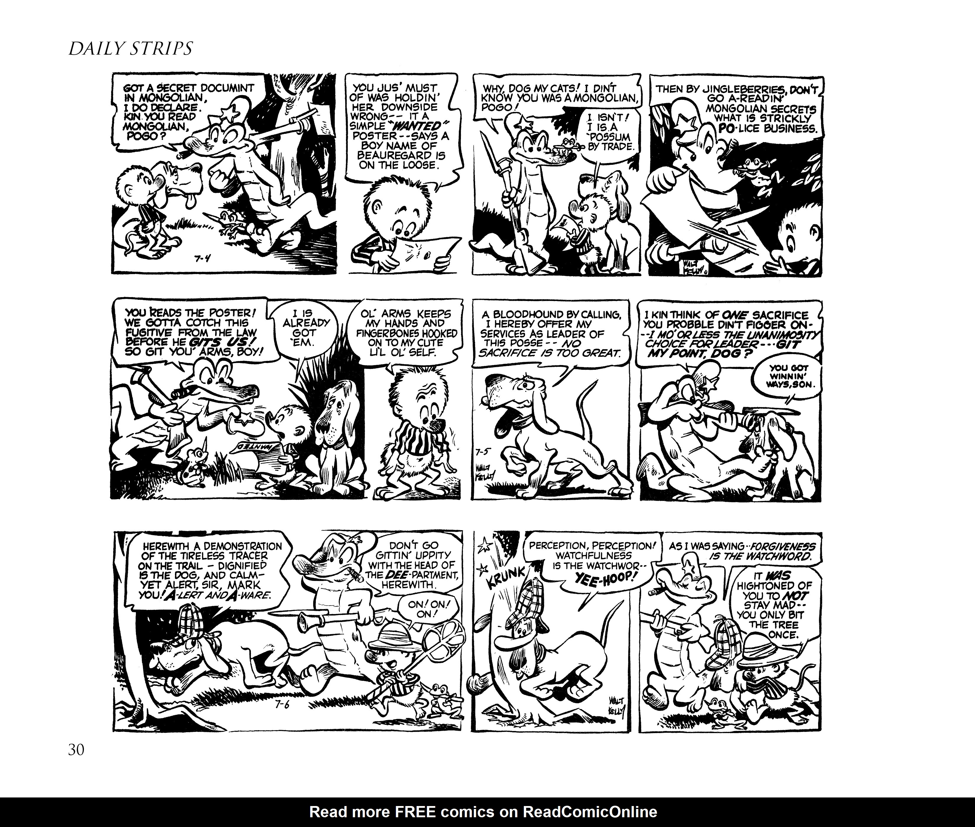Read online Pogo by Walt Kelly: The Complete Syndicated Comic Strips comic -  Issue # TPB 1 (Part 1) - 48