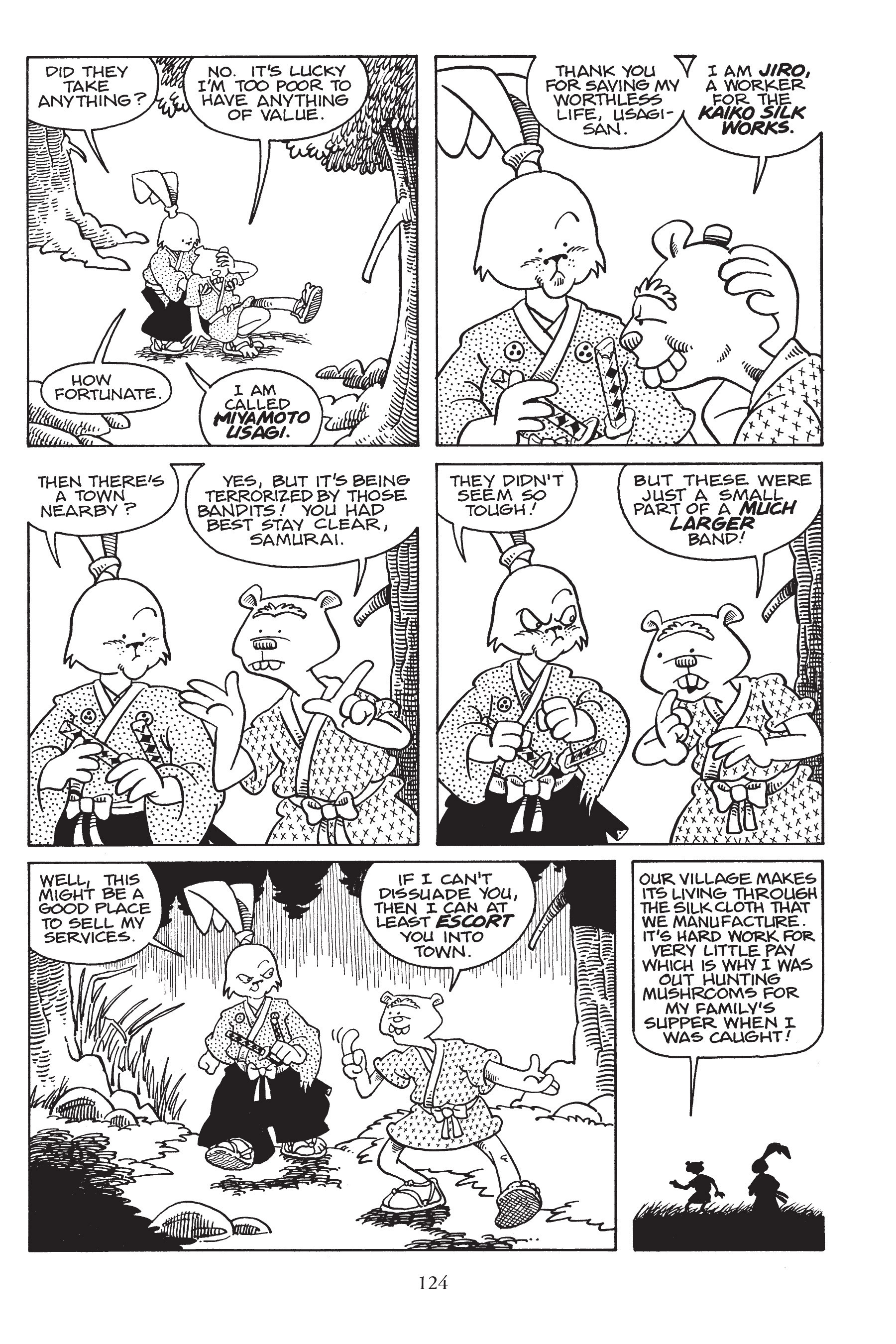 Read online Usagi Yojimbo (1987) comic -  Issue # _TPB 2 - 124