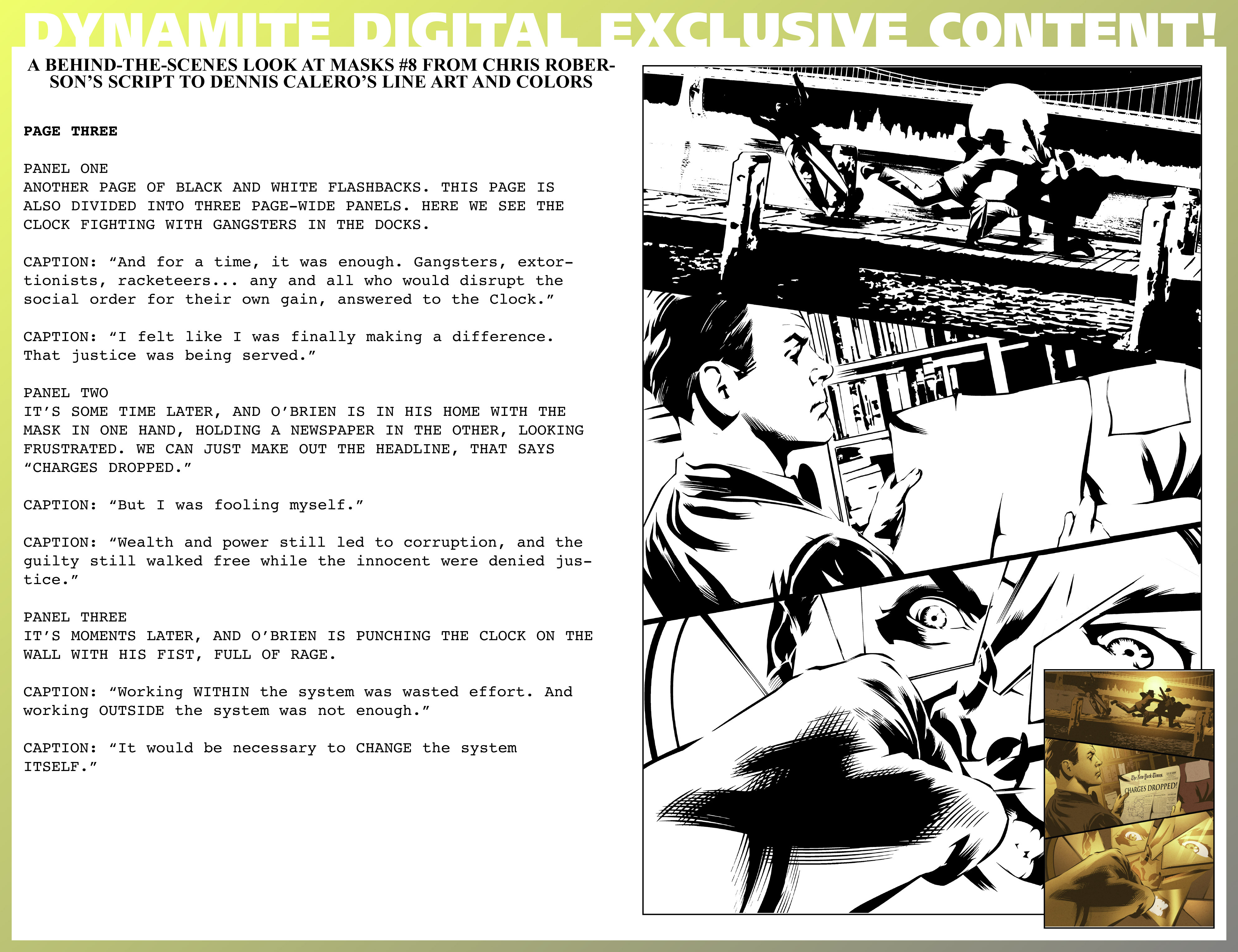 Read online Masks comic -  Issue #8 - 32