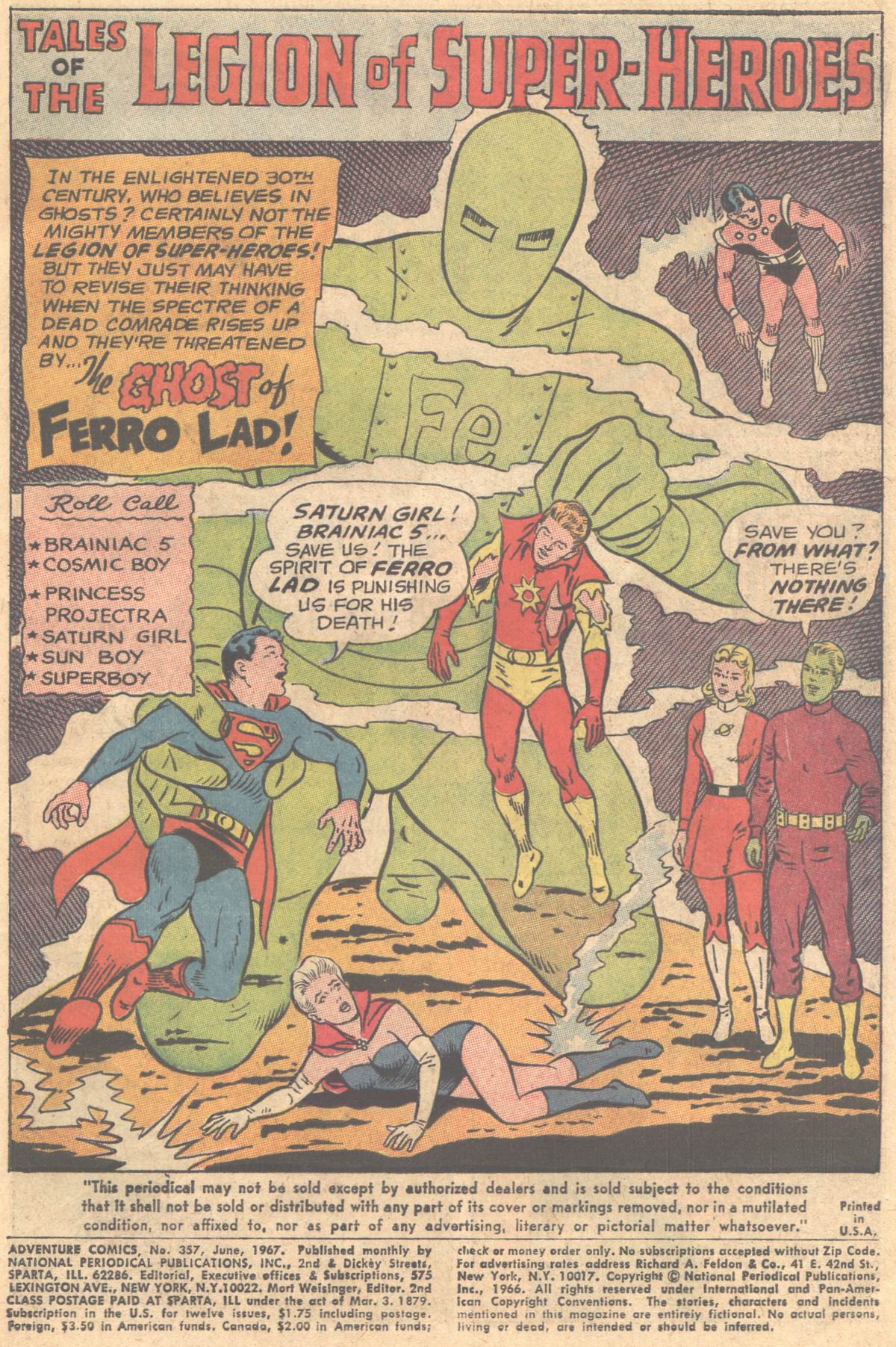 Read online Adventure Comics (1938) comic -  Issue #357 - 3