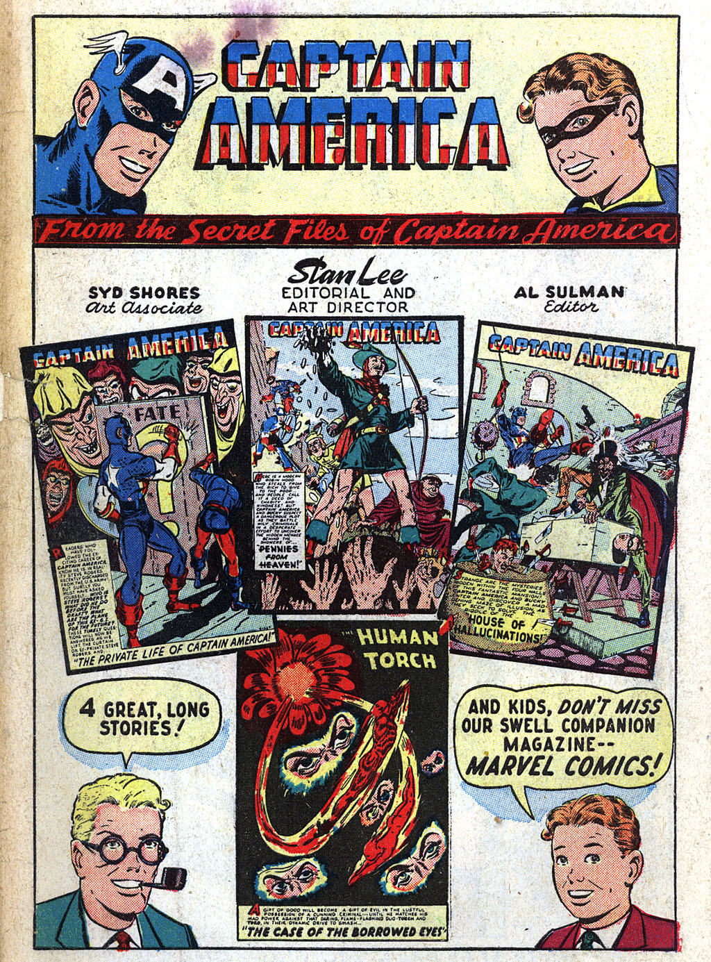 Read online Captain America Comics comic -  Issue #59 - 2