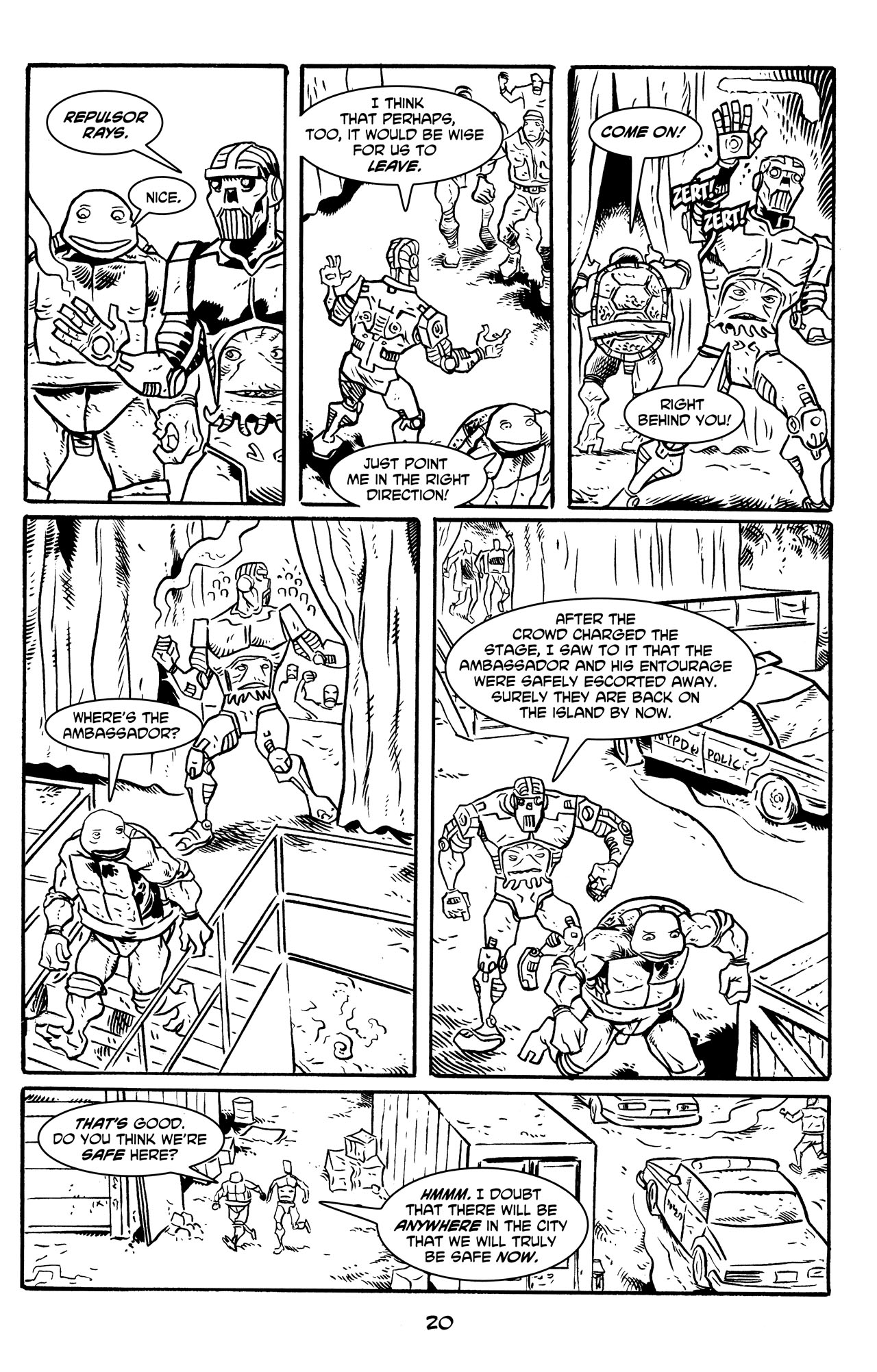 Read online Michelangelo The Third Kind comic -  Issue #1 - 21