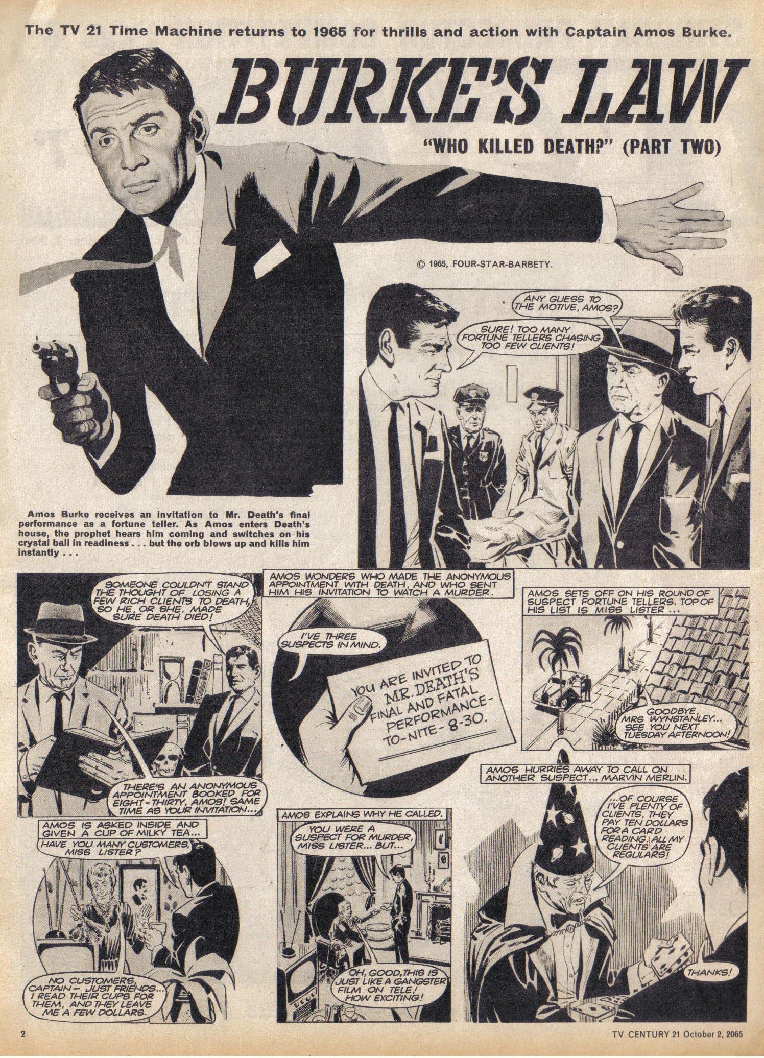 Read online TV Century 21 (TV 21) comic -  Issue #37 - 2