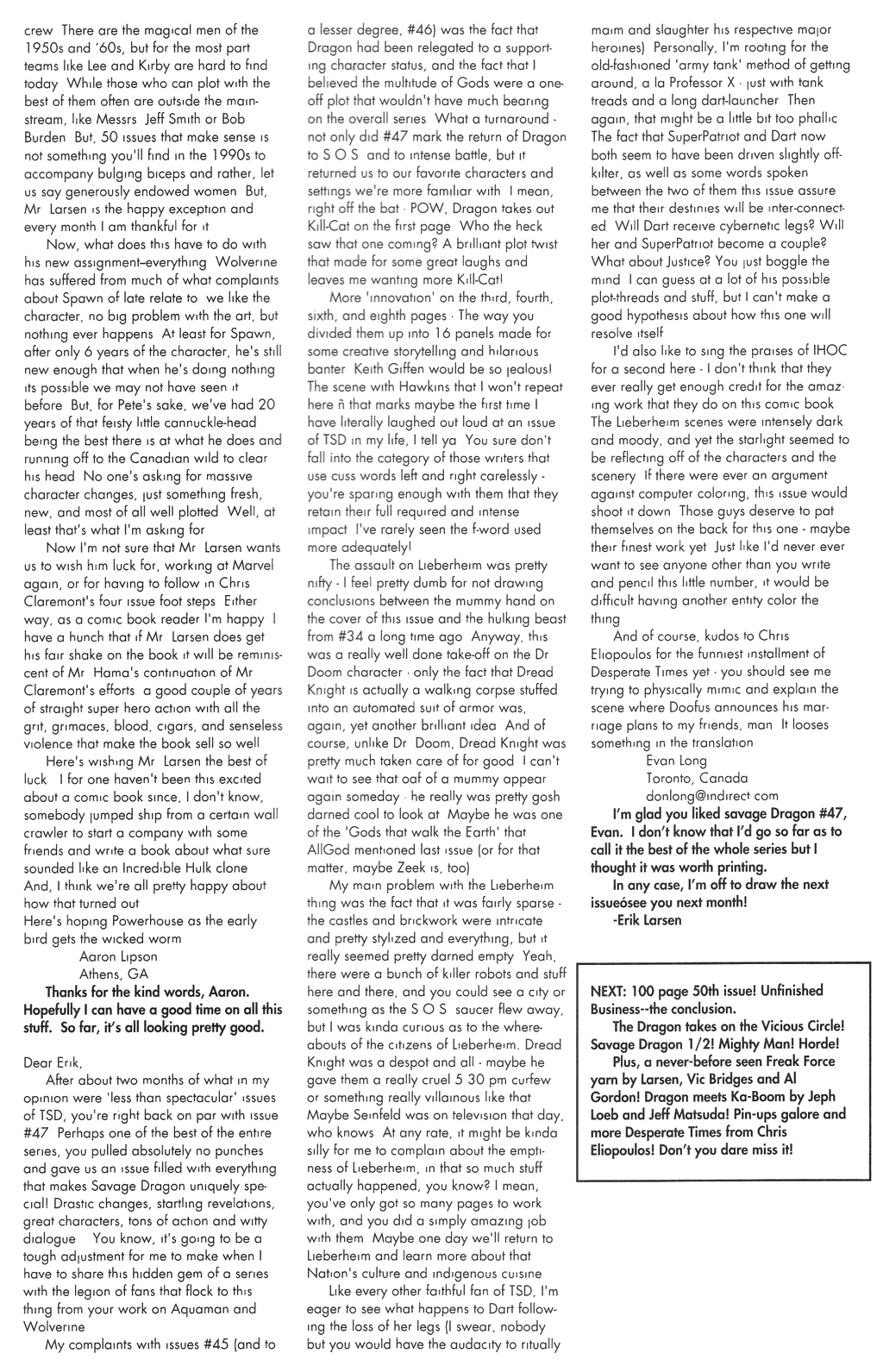 Read online The Savage Dragon (1993) comic -  Issue #49 - 31