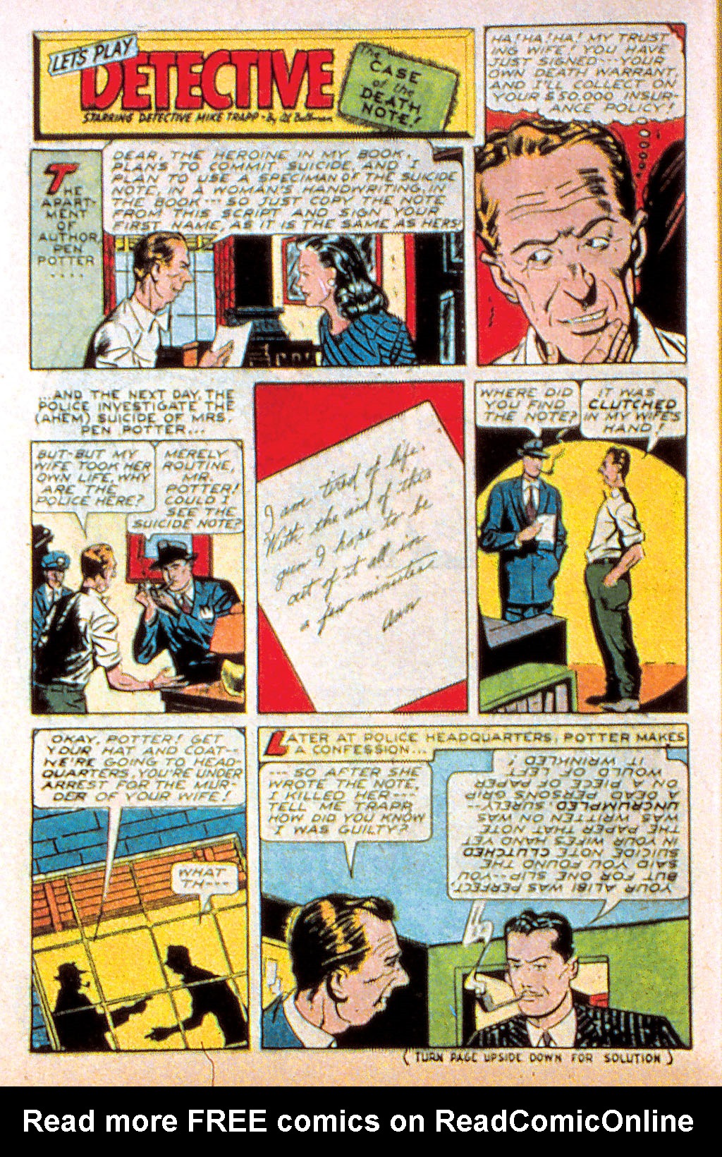 Read online USA Comics comic -  Issue #16 - 32