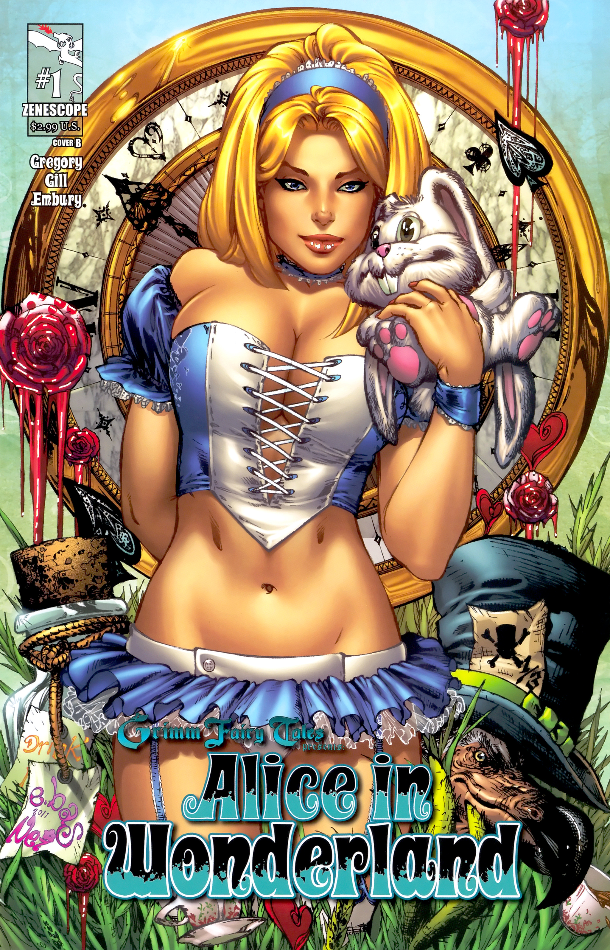 Read online Grimm Fairy Tales presents Alice in Wonderland comic -  Issue #1 - 1