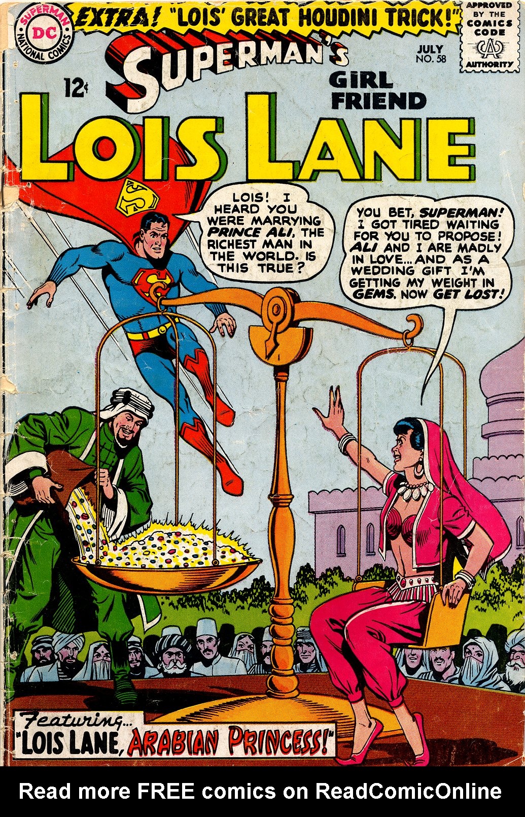 Read online Superman's Girl Friend, Lois Lane comic -  Issue #58 - 1