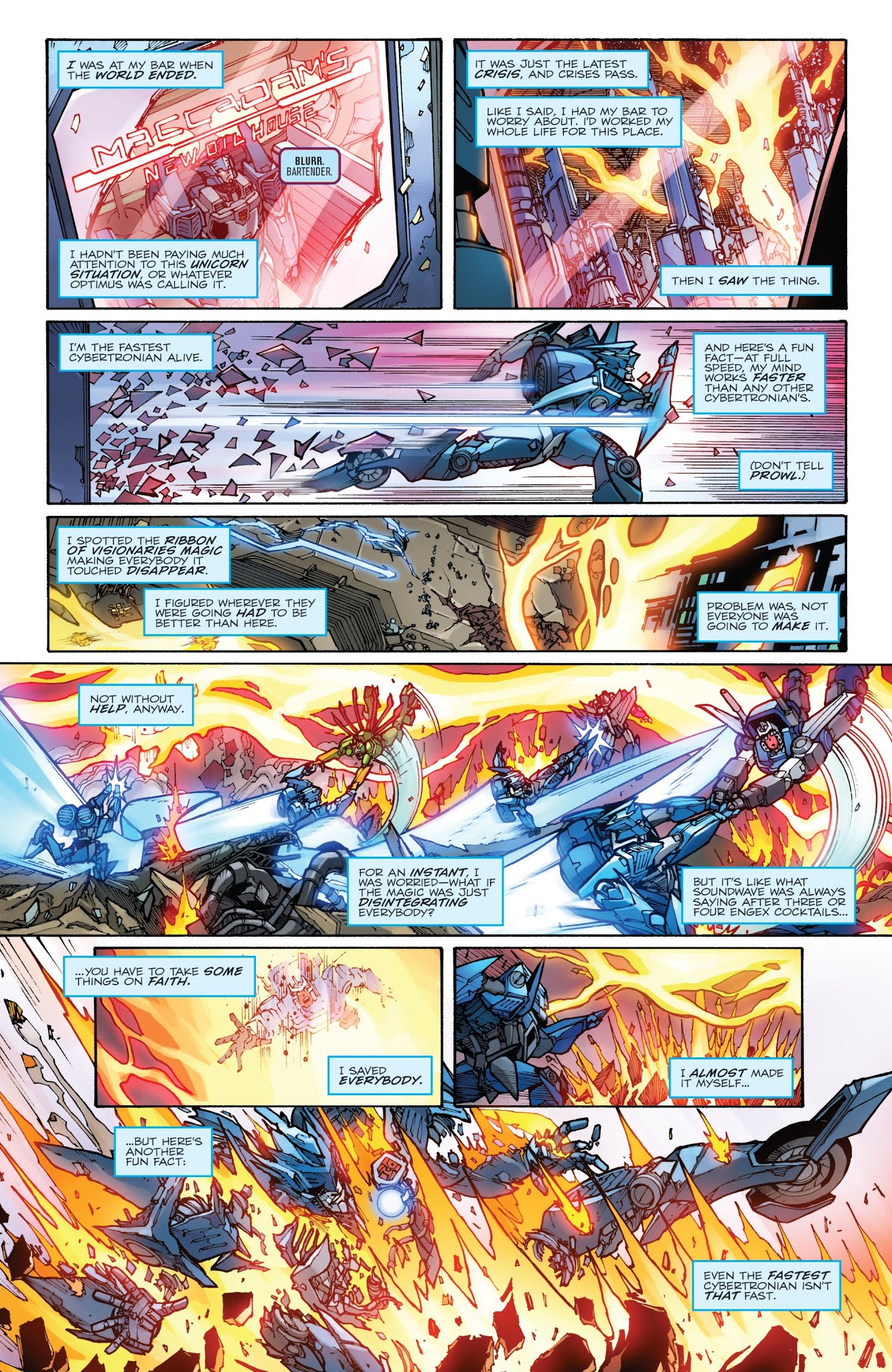 Read online Transformers: Unicron comic -  Issue #4 - 9