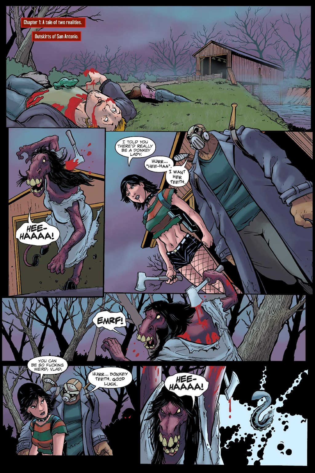 Read online Hack/Slash Deluxe comic -  Issue # TPB 3 (Part 4) - 90