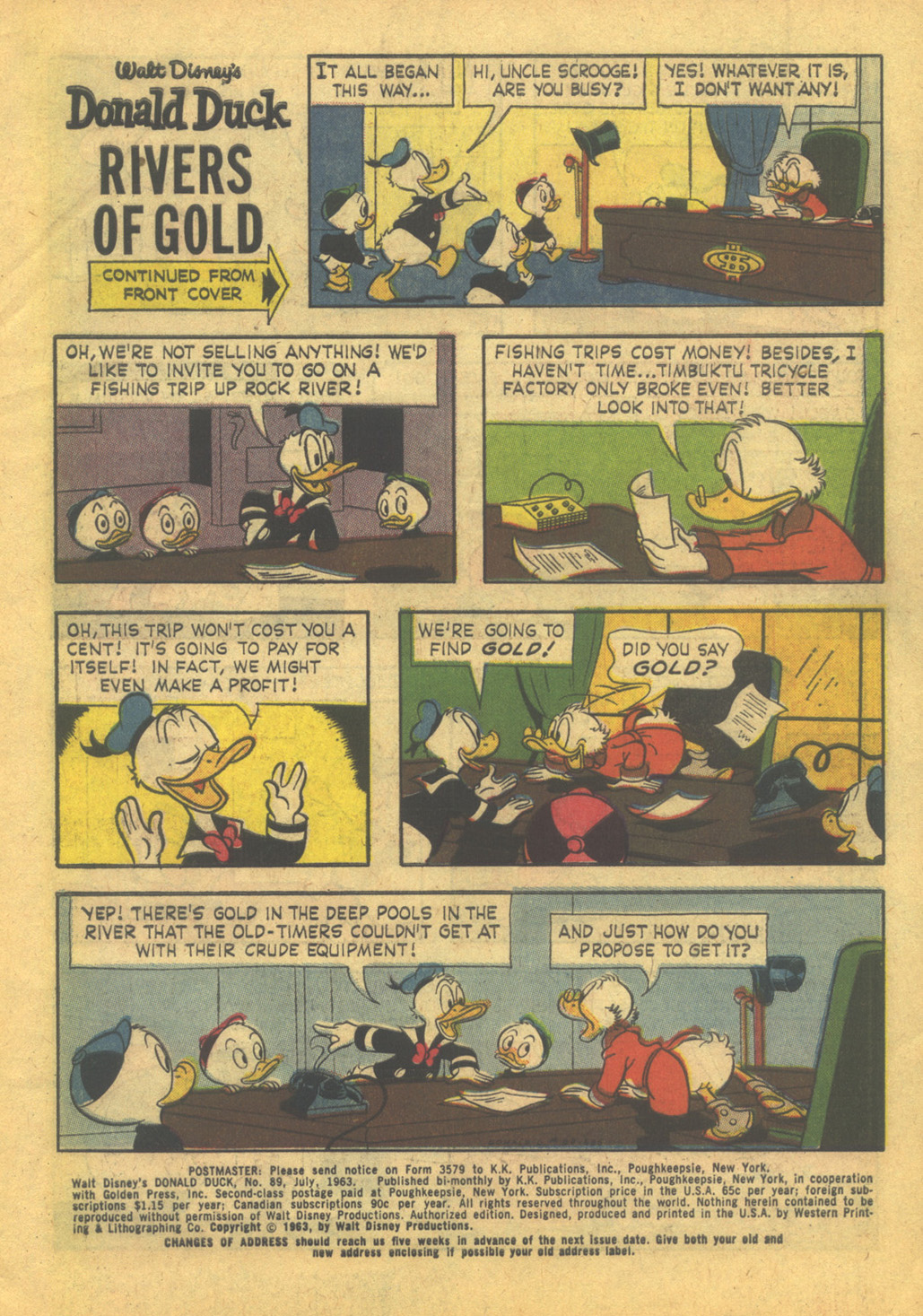 Read online Walt Disney's Donald Duck (1952) comic -  Issue #89 - 3